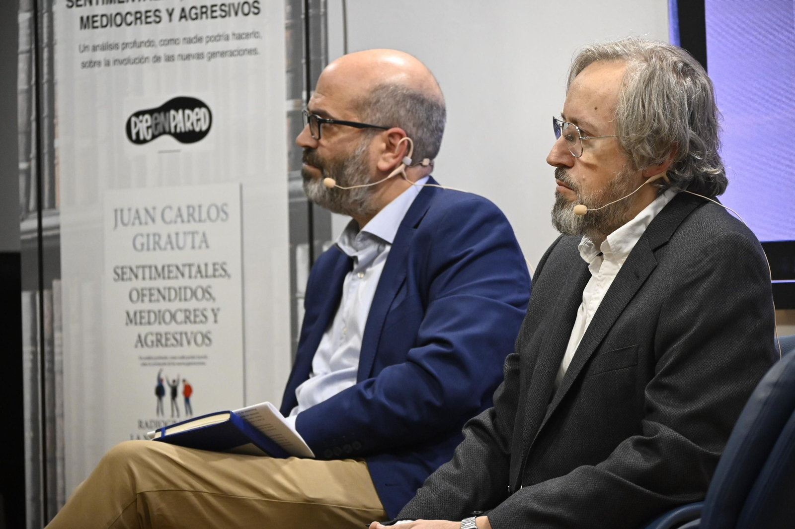 Imágenes de la presentación del libro de Juan Carlos Girauta  "Sentimentales, ofendidos, mediocres y agresivos"