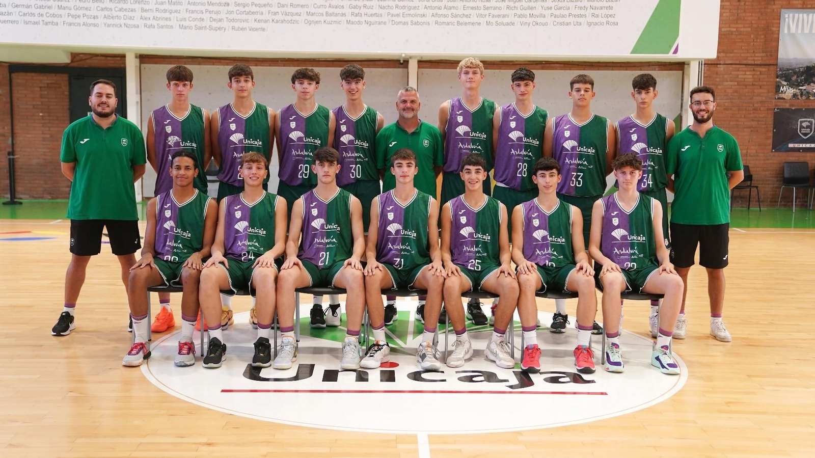 El Unicaja cadete masculino El Unicaja cadete masculino