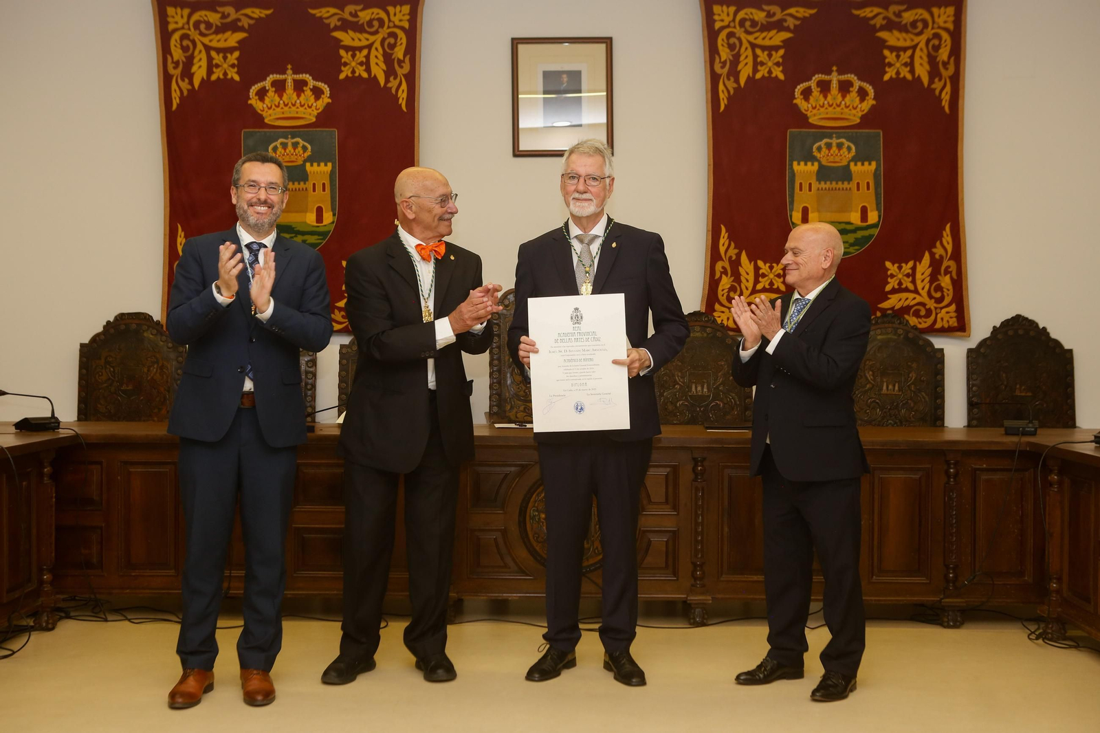 Fotos: Sylvain Marc toma posesión como académico de número en la Real Academia Provincial de Bellas Artes de Cádiz