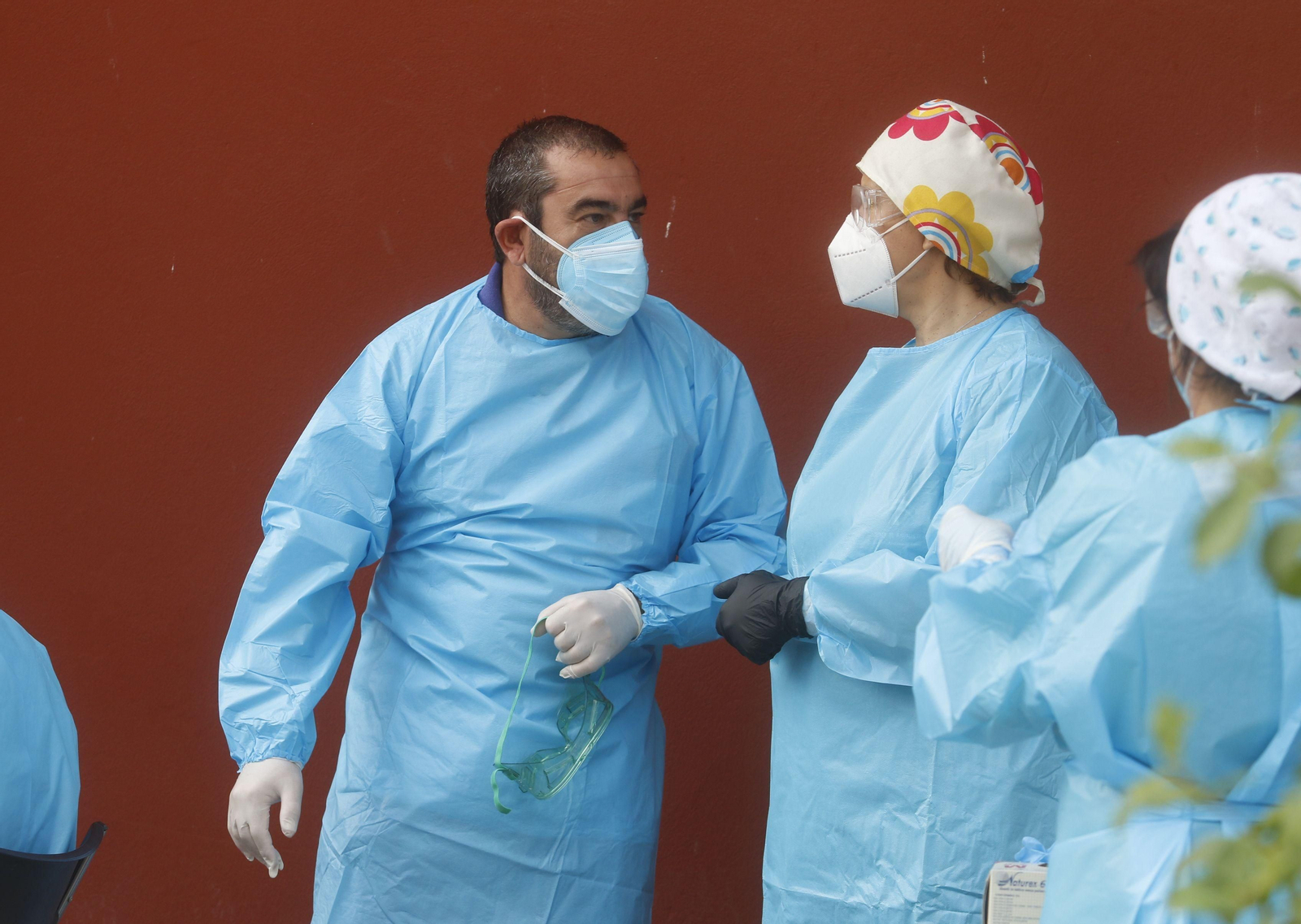 El cribado masivo de covid-19 en Lucena, en fotografías