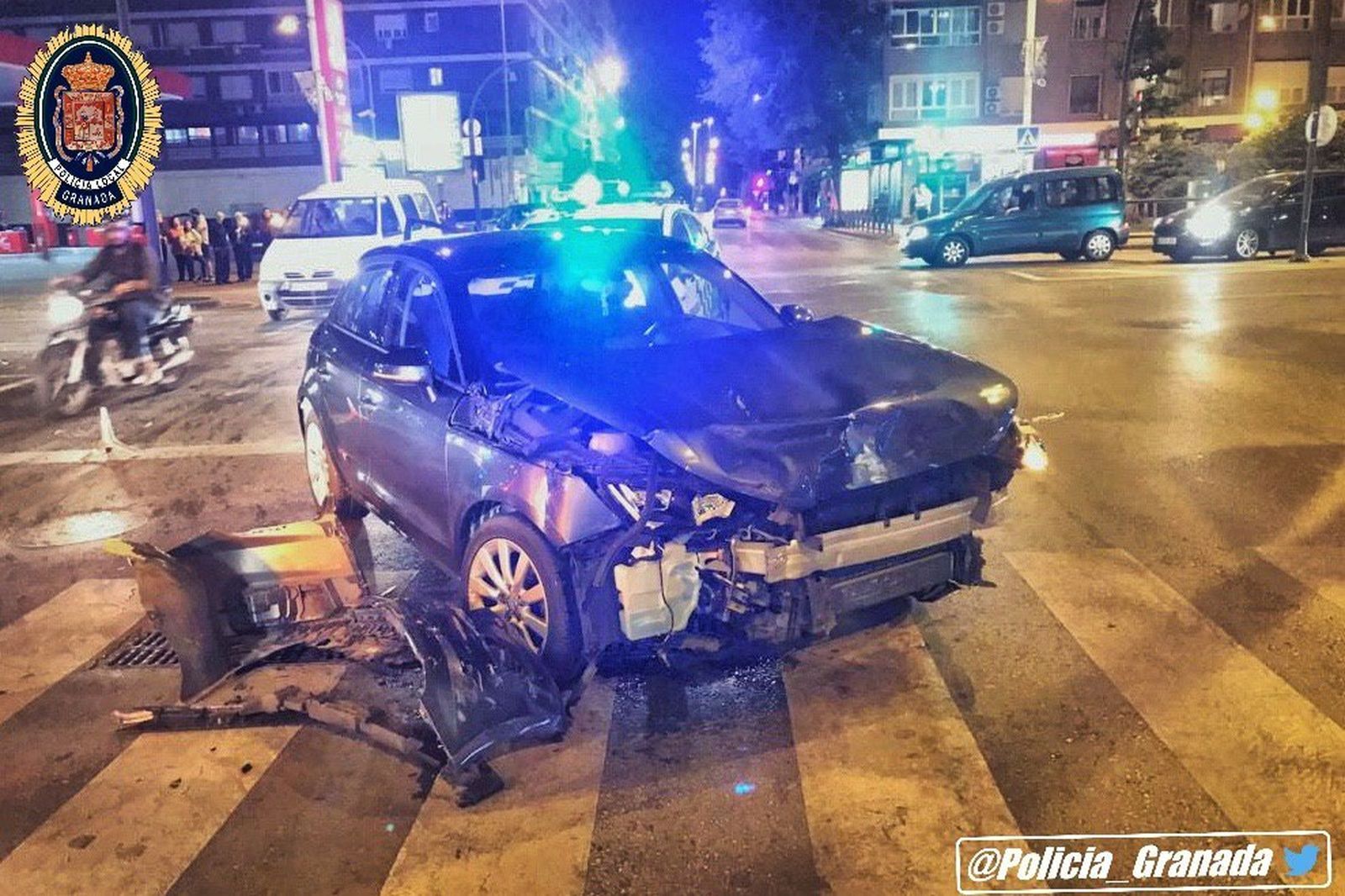 Detenido un conductor que huyó tras causar un accidente y dejar una ...