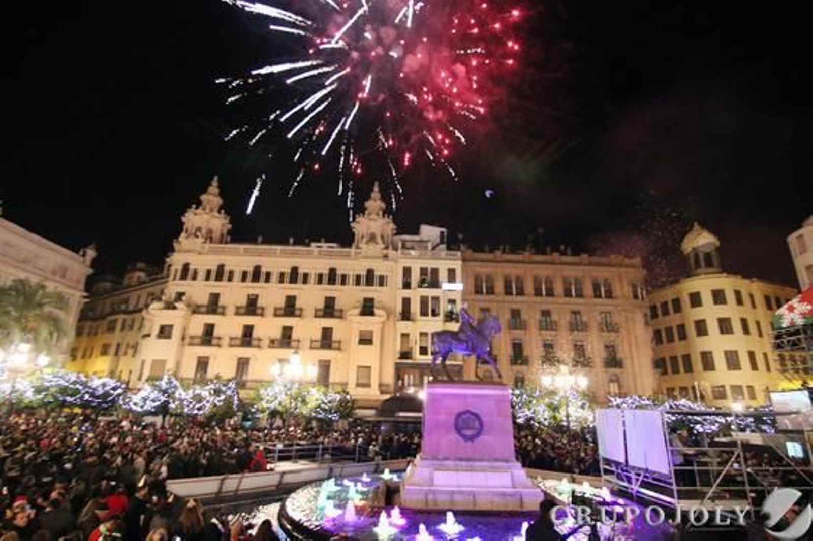 Córdoba celebra el fin de año en la plaza de las Tendillas