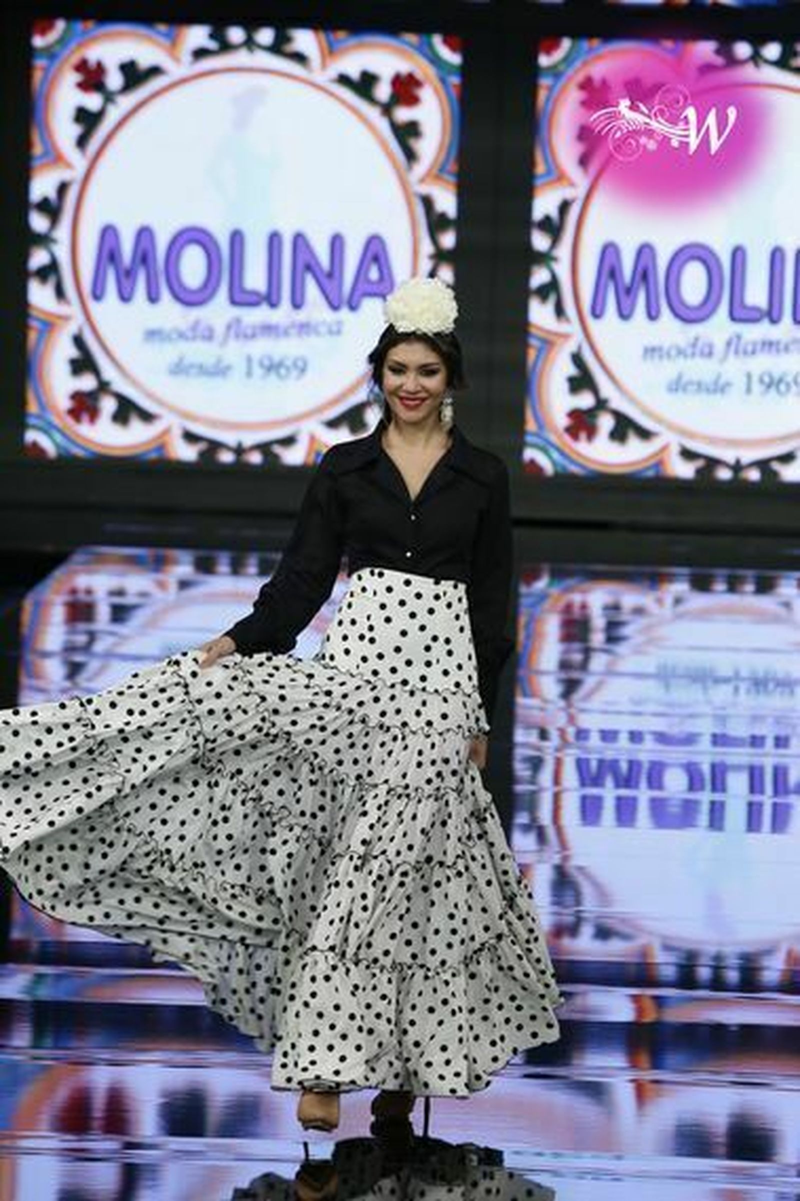 Desfile de Molina Moda Flamenca en Simof 2020