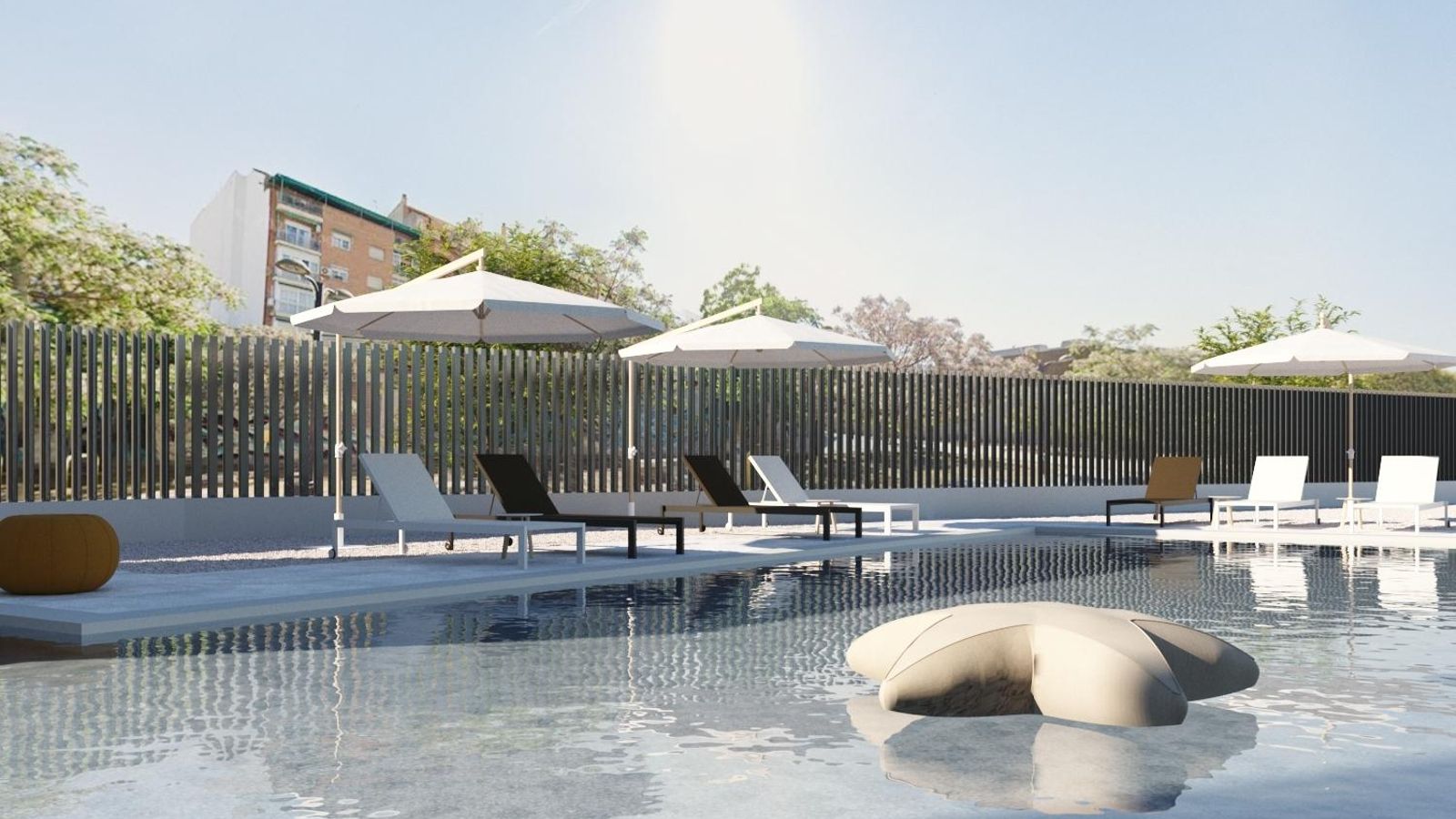 Entre los servicios, tendrá piscina.