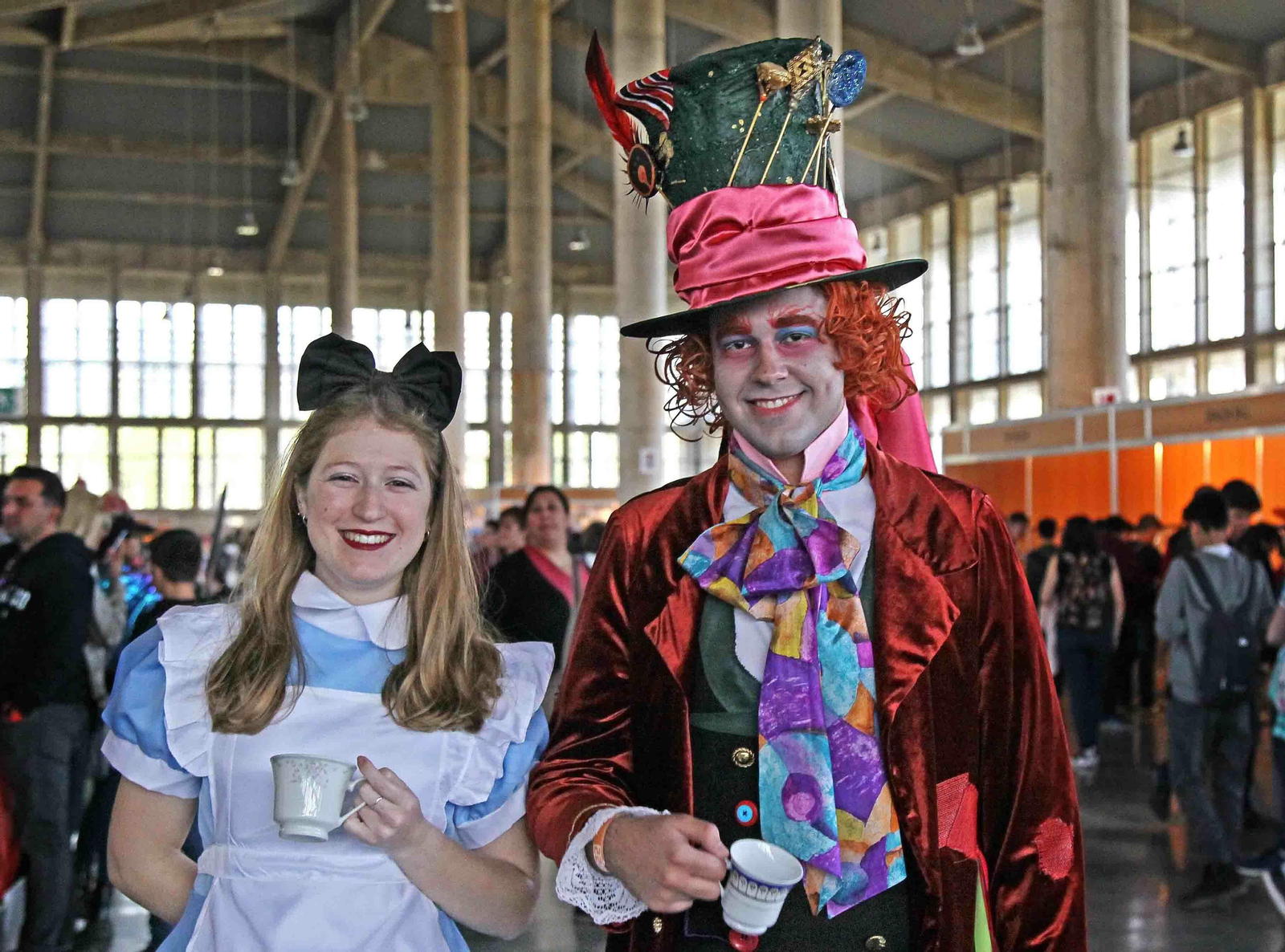 Dos de los asistentes, ayer sábado en el Salón Manga de Jerez.