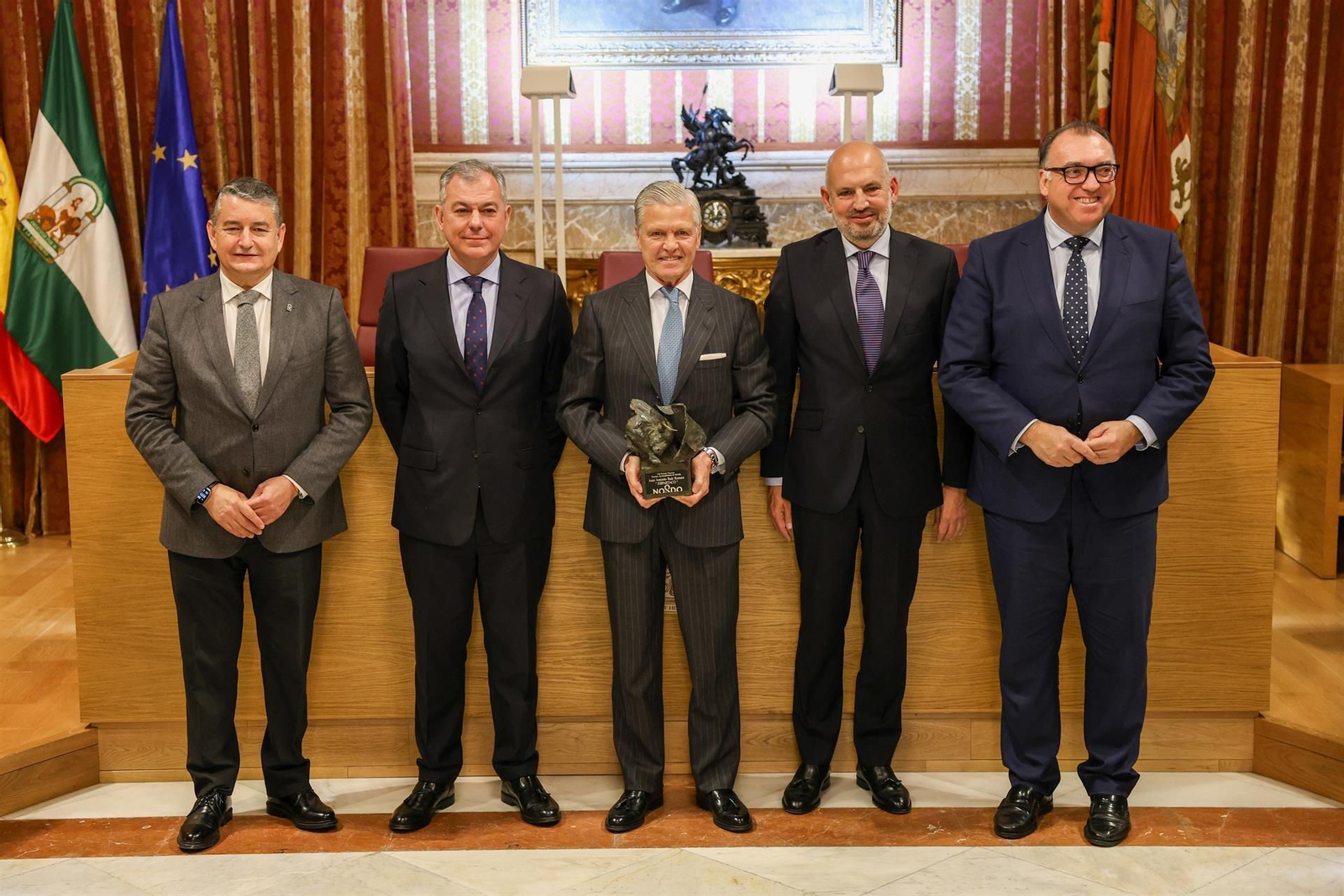Espartaco inauguró la actual etapa de la concesión del Premio Taurino Ayuntamiento de Sevilla.