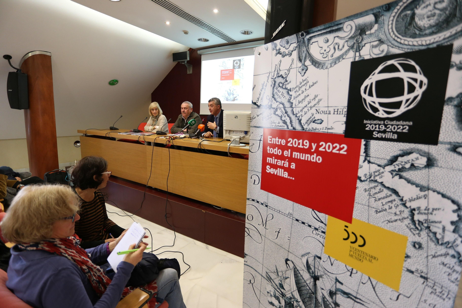 Rueda de prensa de presentación de los actos.