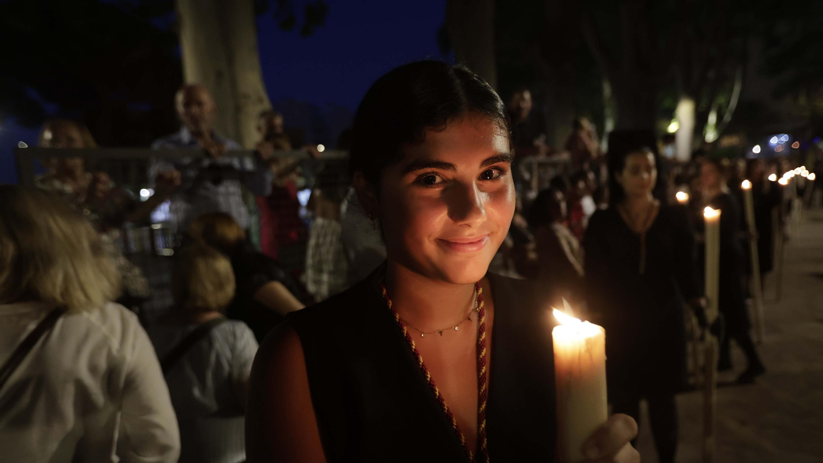 La Magna Mariana de Algeciras por el Parque María Cristina, en imágenes