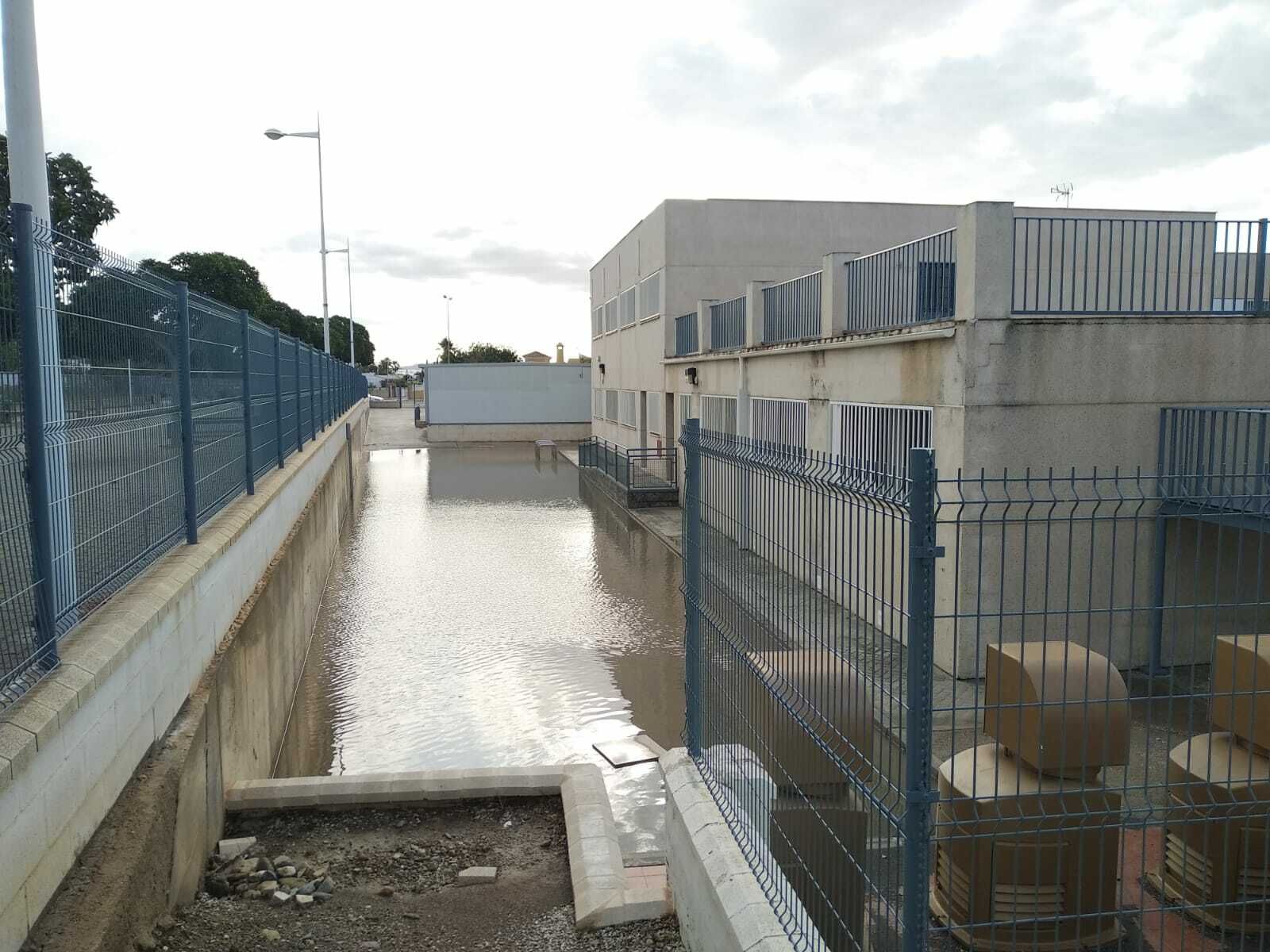 Las imágenes del paso de la gota fría por Almería