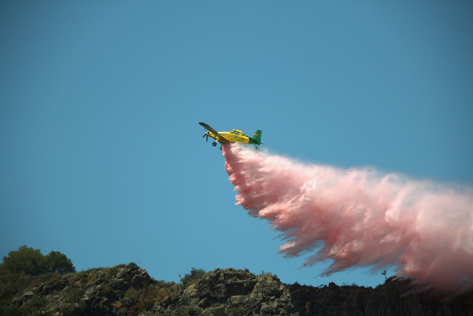 La Herradura vive un simulacro de incendio forestal para coordinar los dispositivos de extinción