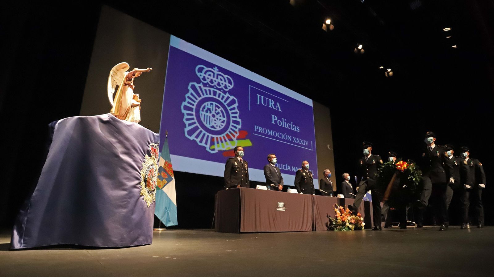 Acto de jura de cargo de la XXXIV promoción de Policía Nacional en La Línea