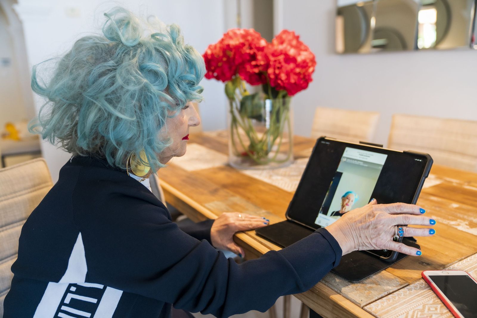 Sara Blanco, que a sus 91 años batalla contra el Parkinson.