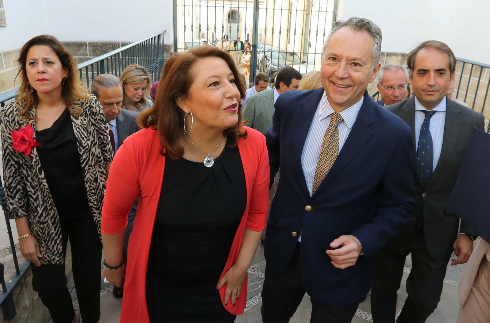 La consejera de agricultura y pesca Carmen Crespo en los desayunos del Banco de Santander y Grupo Joly