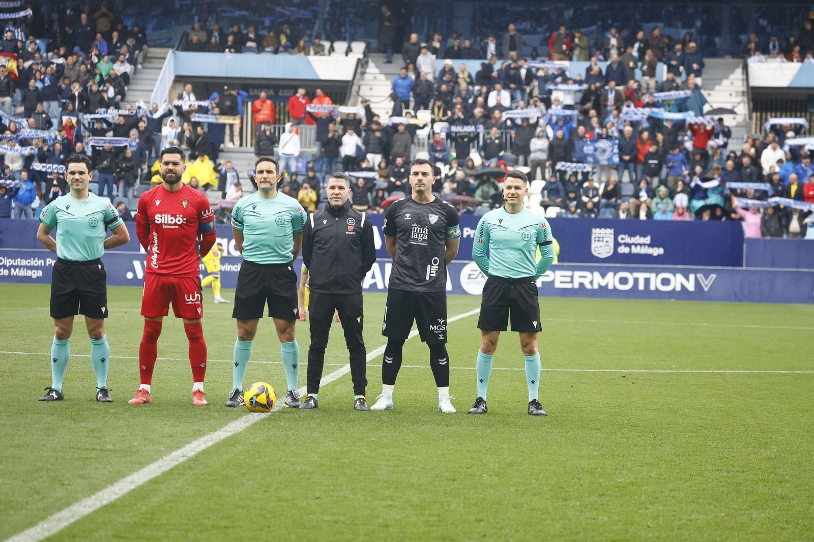 El Málaga CF-Cádiz, en fotos