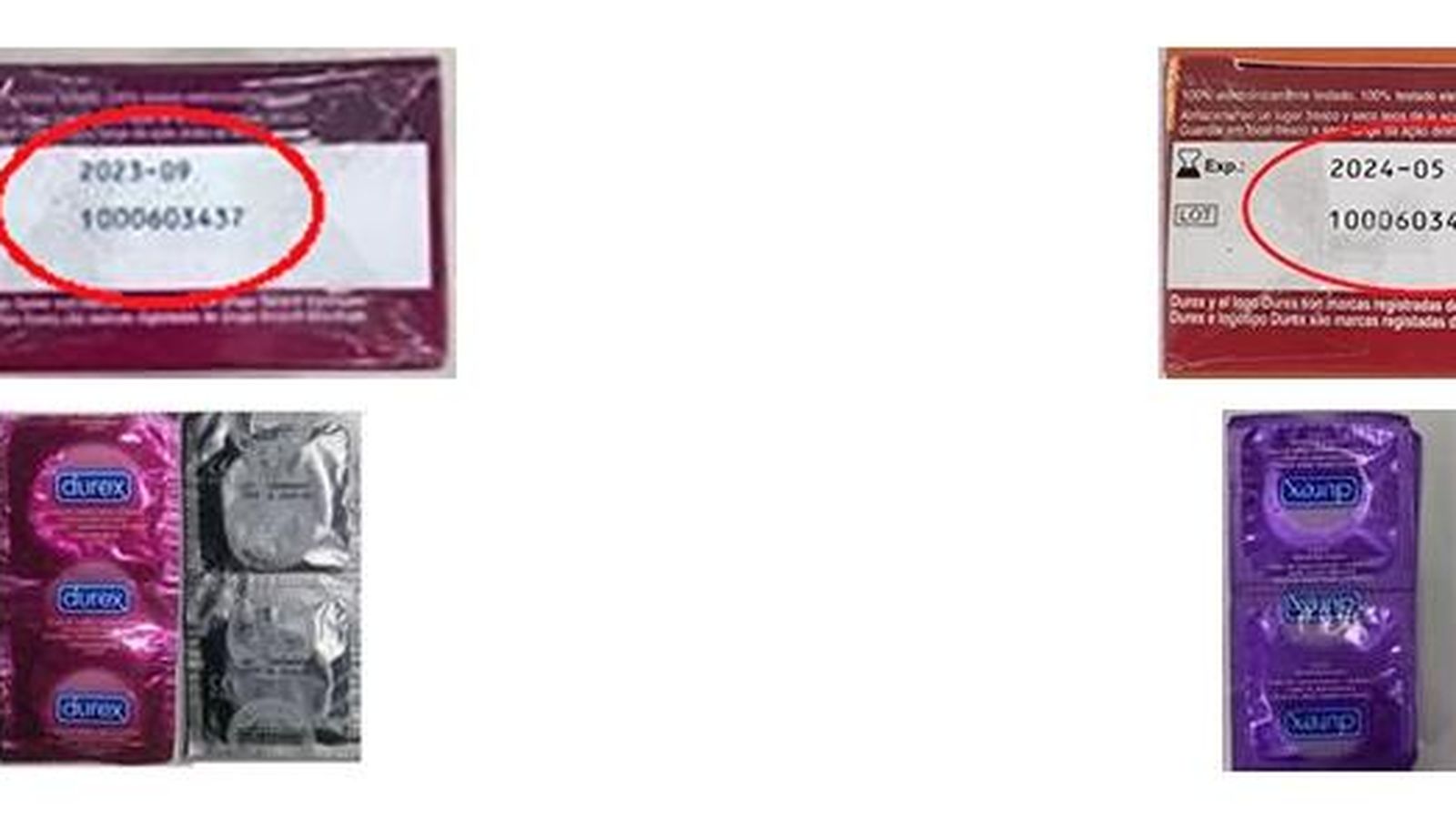 Captura de la fecha y la variación de los envoltorios