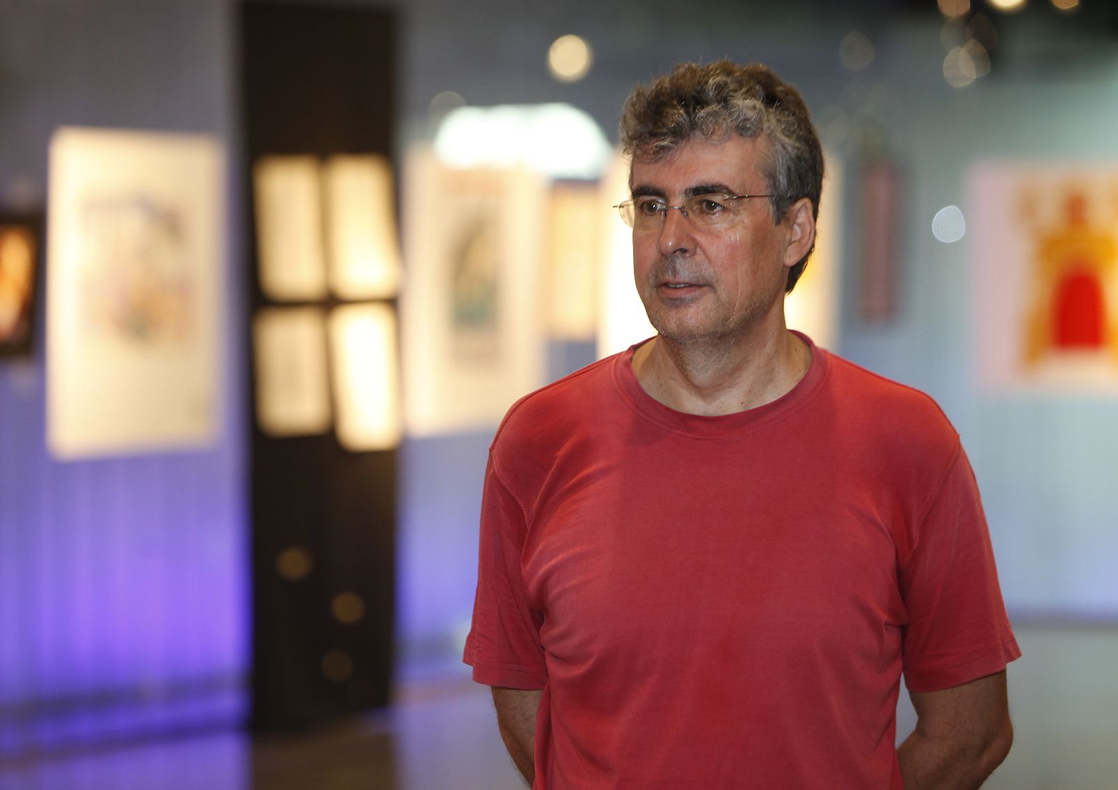 Raimundo Rodríguez, comisario de la muestra Gráficas Siete Revueltas