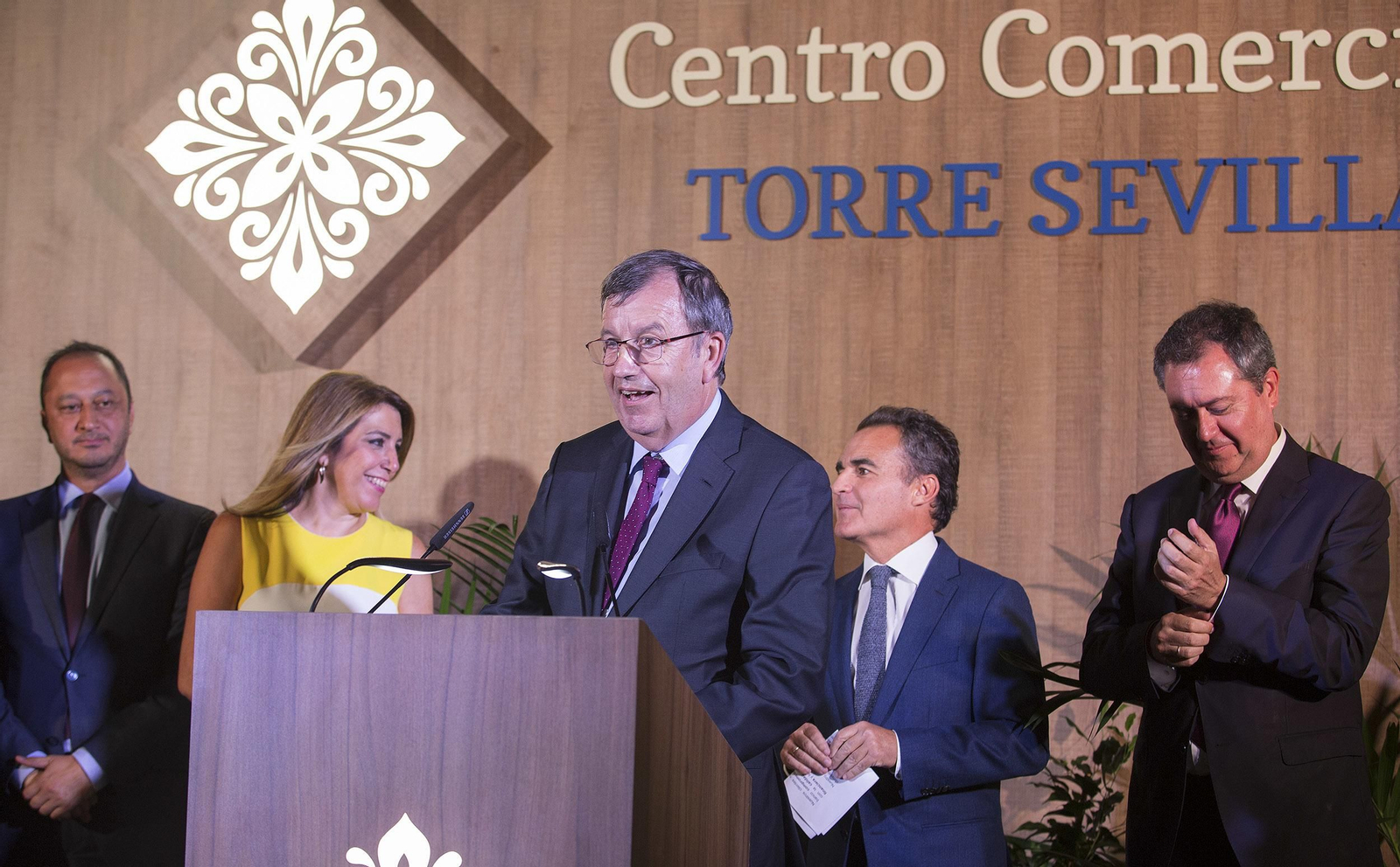 La inauguración del centro comercial Torre Sevilla, en imágenes
