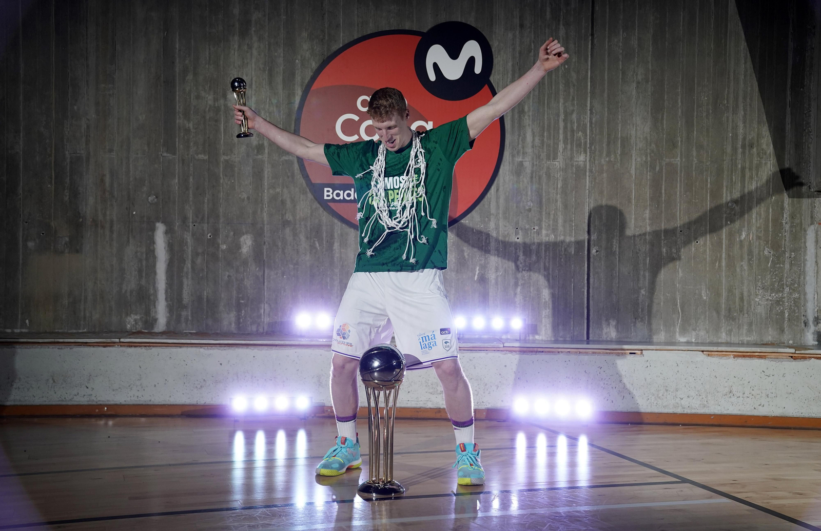 La sesión de fotos del Unicaja campeón