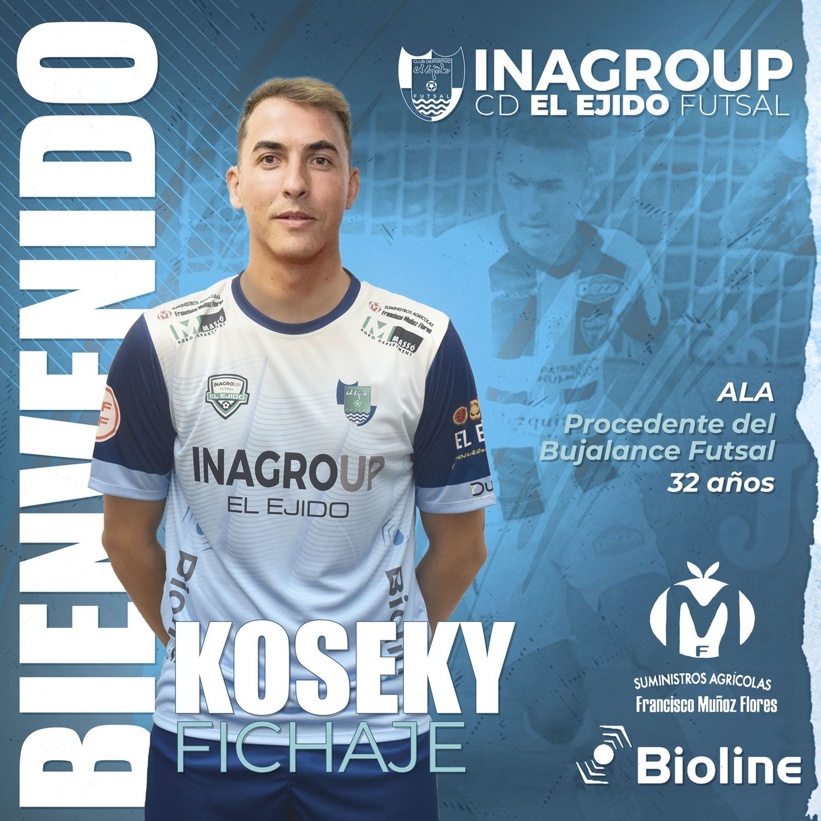 Koseky vestirá los colores ejidenses