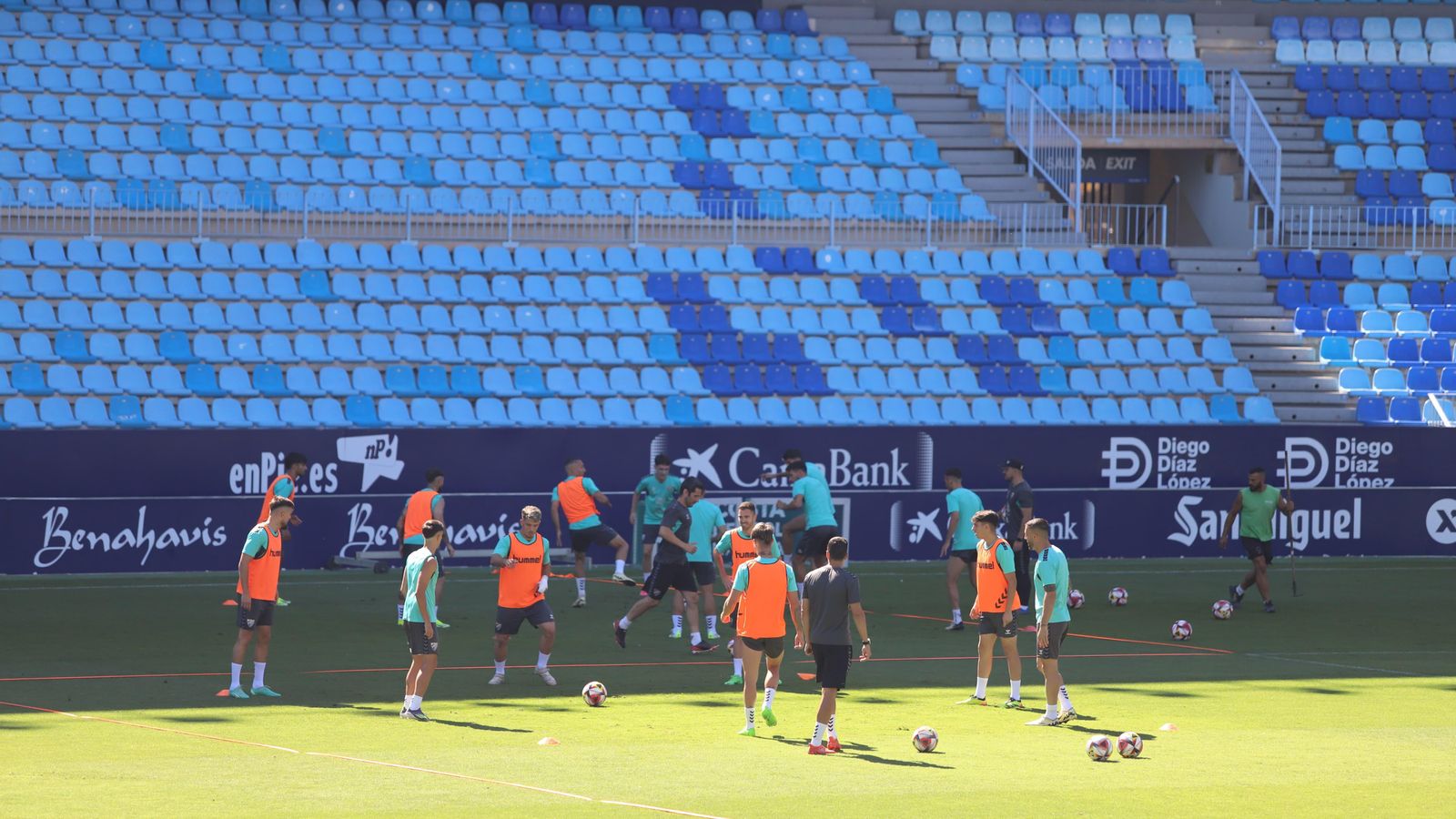 Fotos del último entrenamiento del Málaga esta temporda