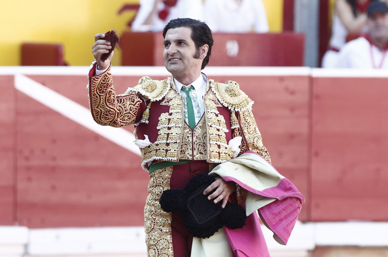 Las imágenes de la Puerta Grande en Pamplona