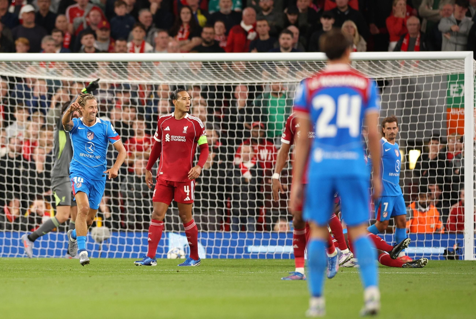 Las fotos del Liverpool - Atlético de Madrid