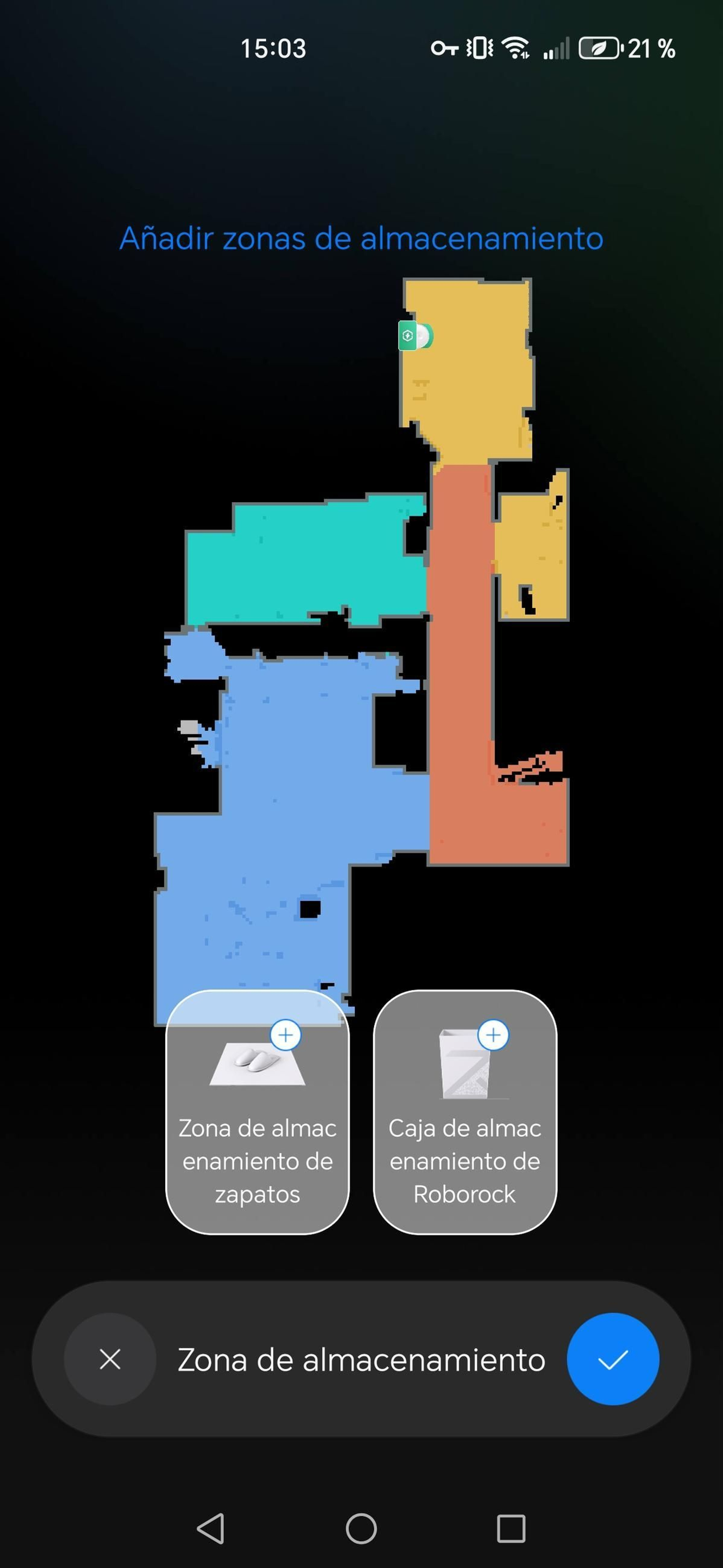 Aplicación Roborock - Robot aspirador Saros Z70