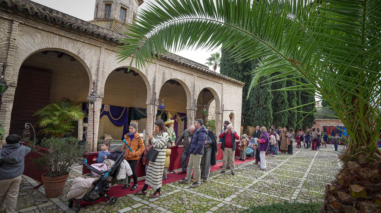 Imágenes del Cartero Real en el Alcázar de Jerez