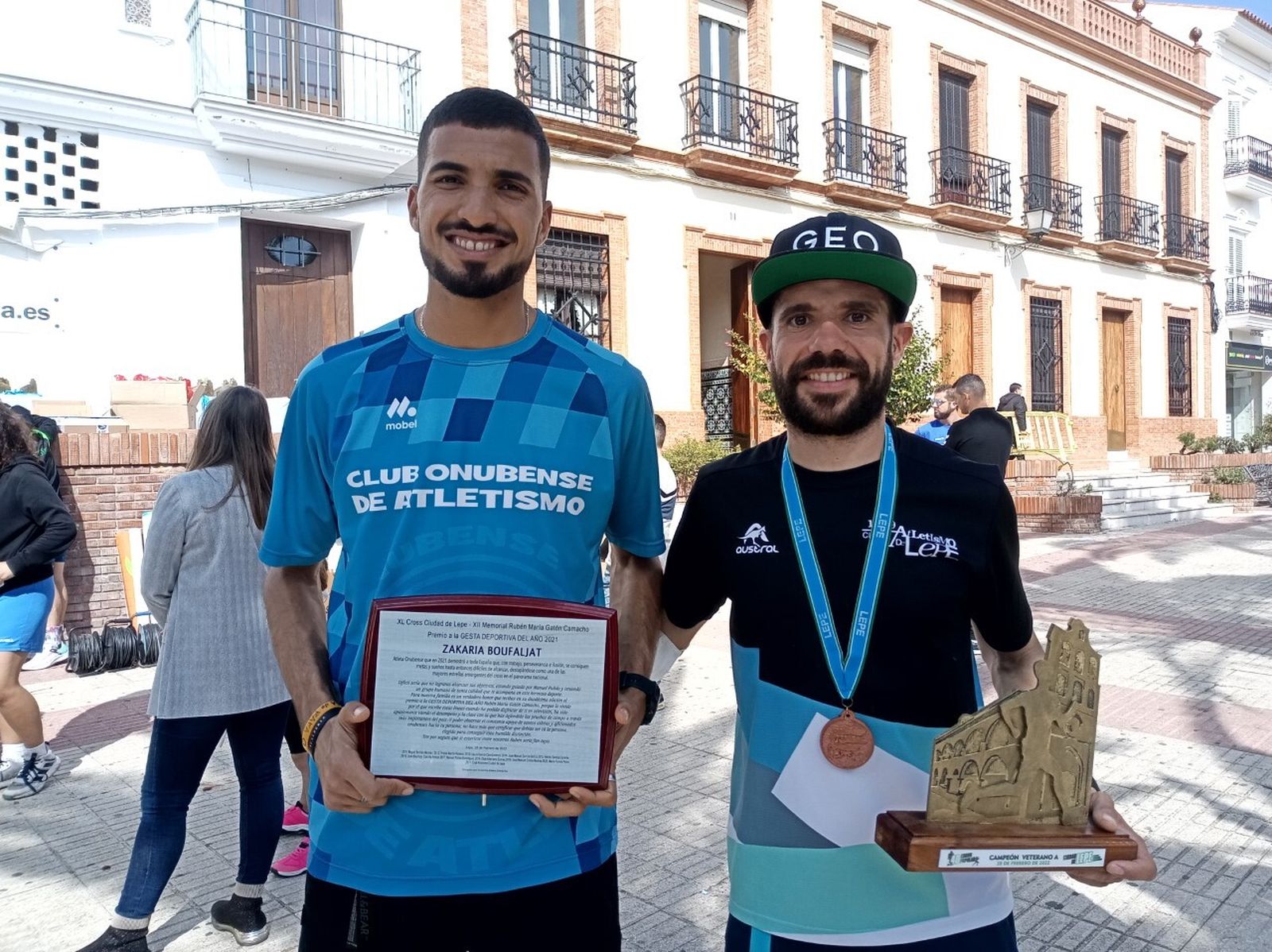 Zakaria Boufaljat y Francisco Javier Marín Buceta.