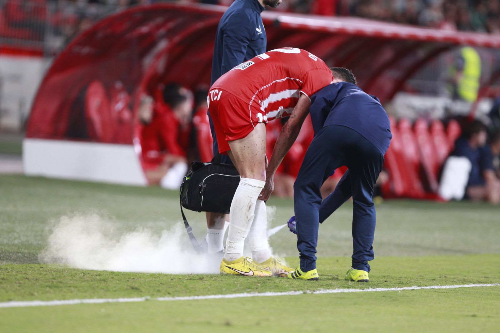 Imágenes del partido de fútbol U.D. Almería-Getafe C.F.