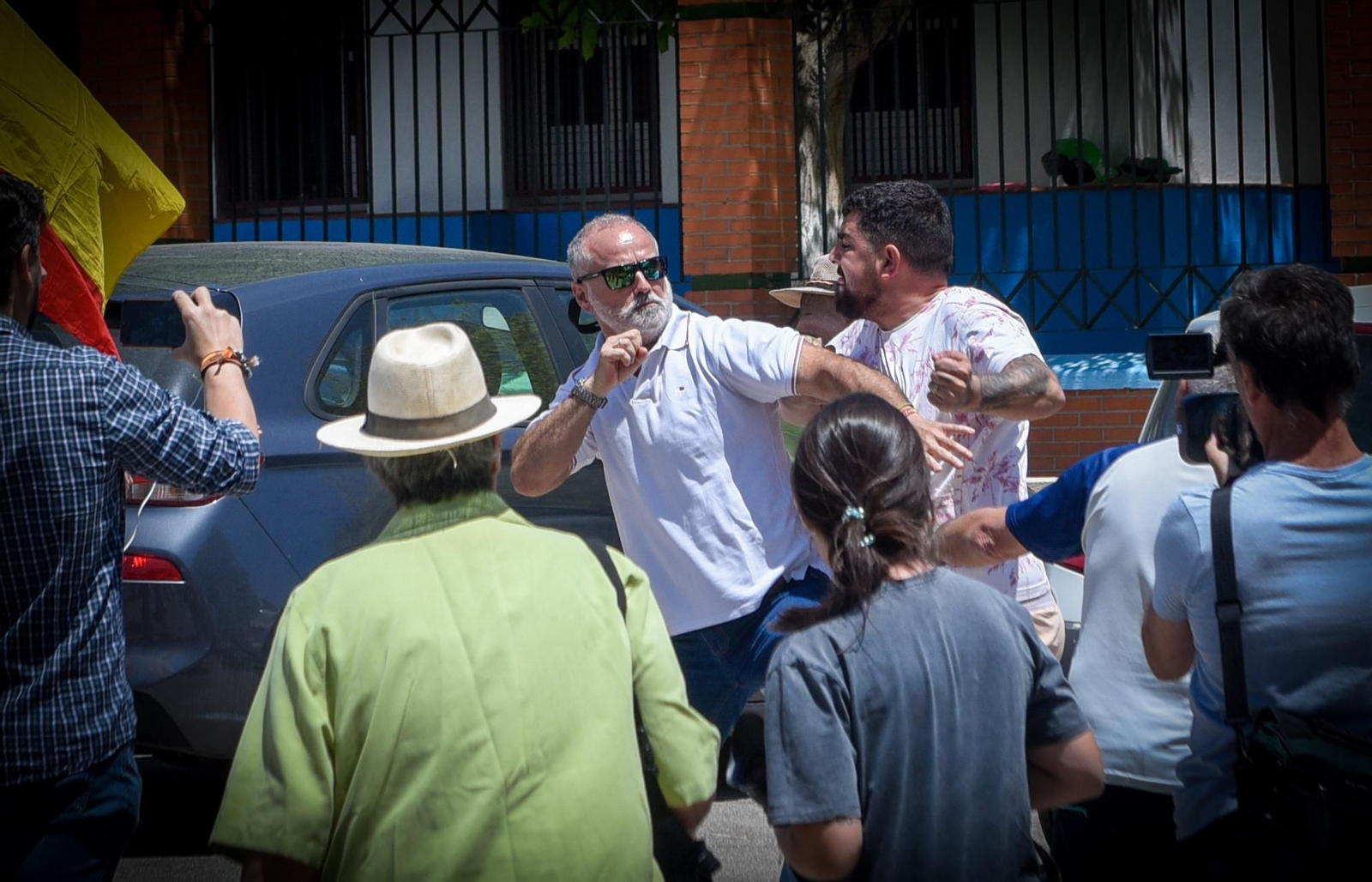 Las imágenes de los incidentes en el mitin de Vox en Marinaleda