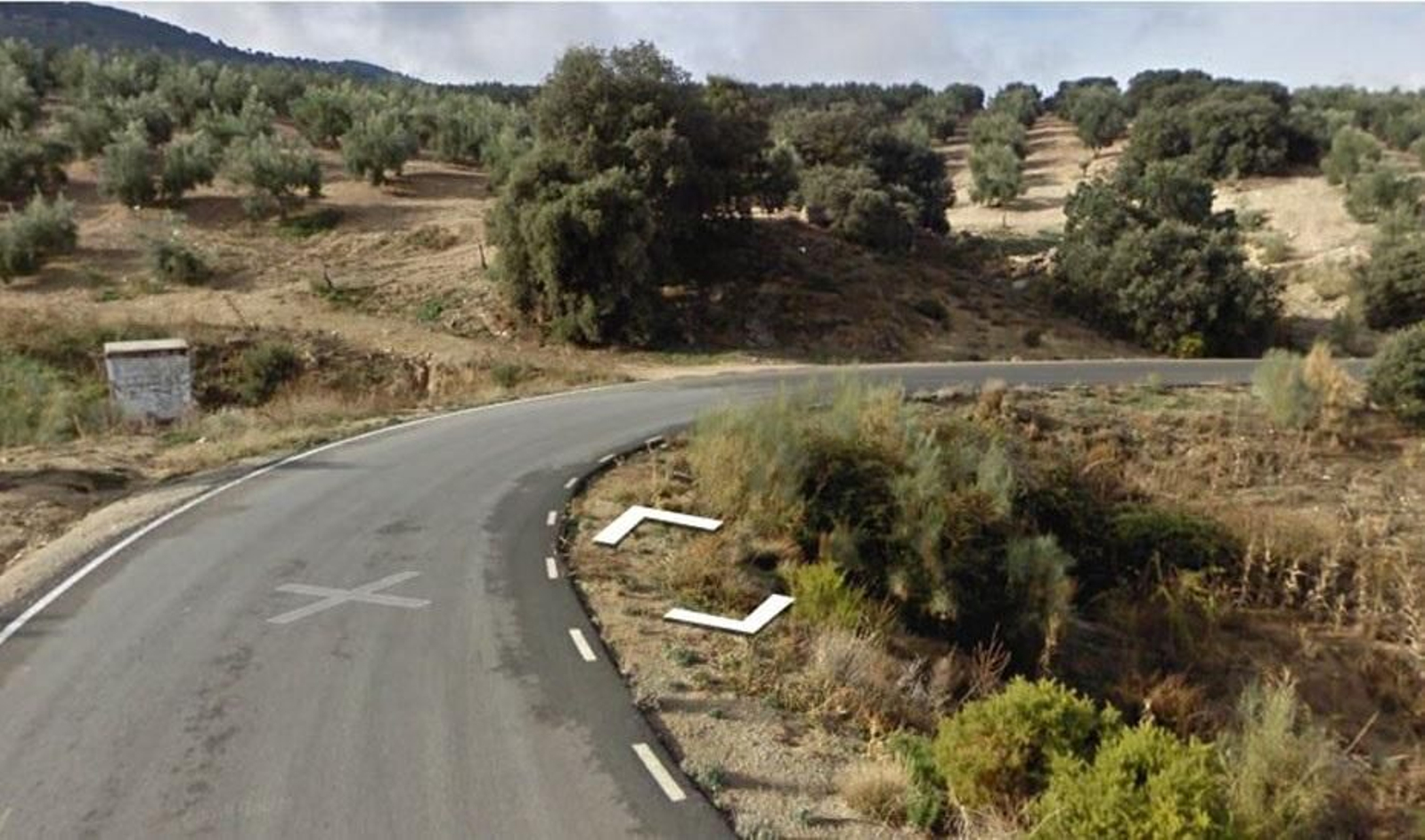 Imagen del lugar en el que se ha producido el accidente Imagen del lugar en el que se ha producido el accidente