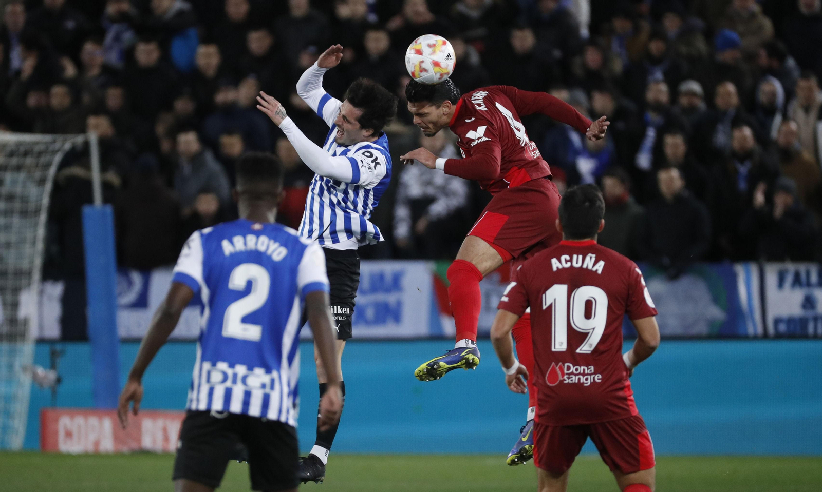 Las fotos del Alavés-Sevilla de Copa del Rey