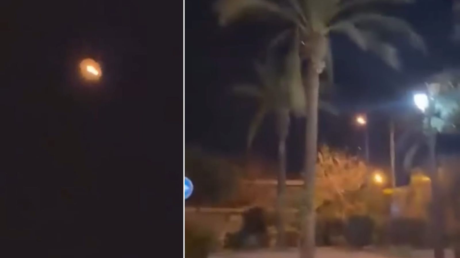 Los testigos del objeto brillante que ha cruzado Almería en la noche pasada.