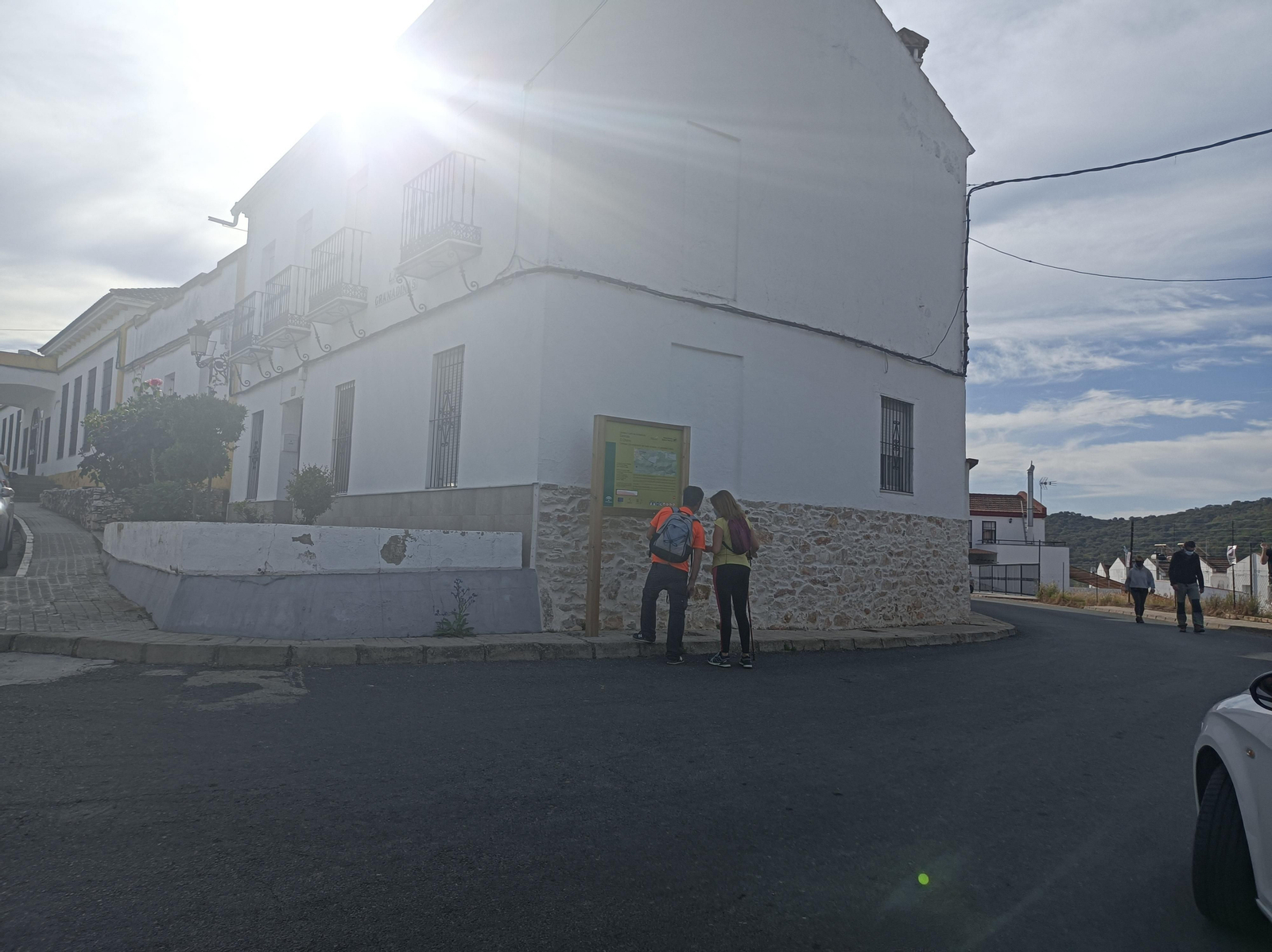 Imágenes de la georruta de El Chorro, en Almadén de la Plata