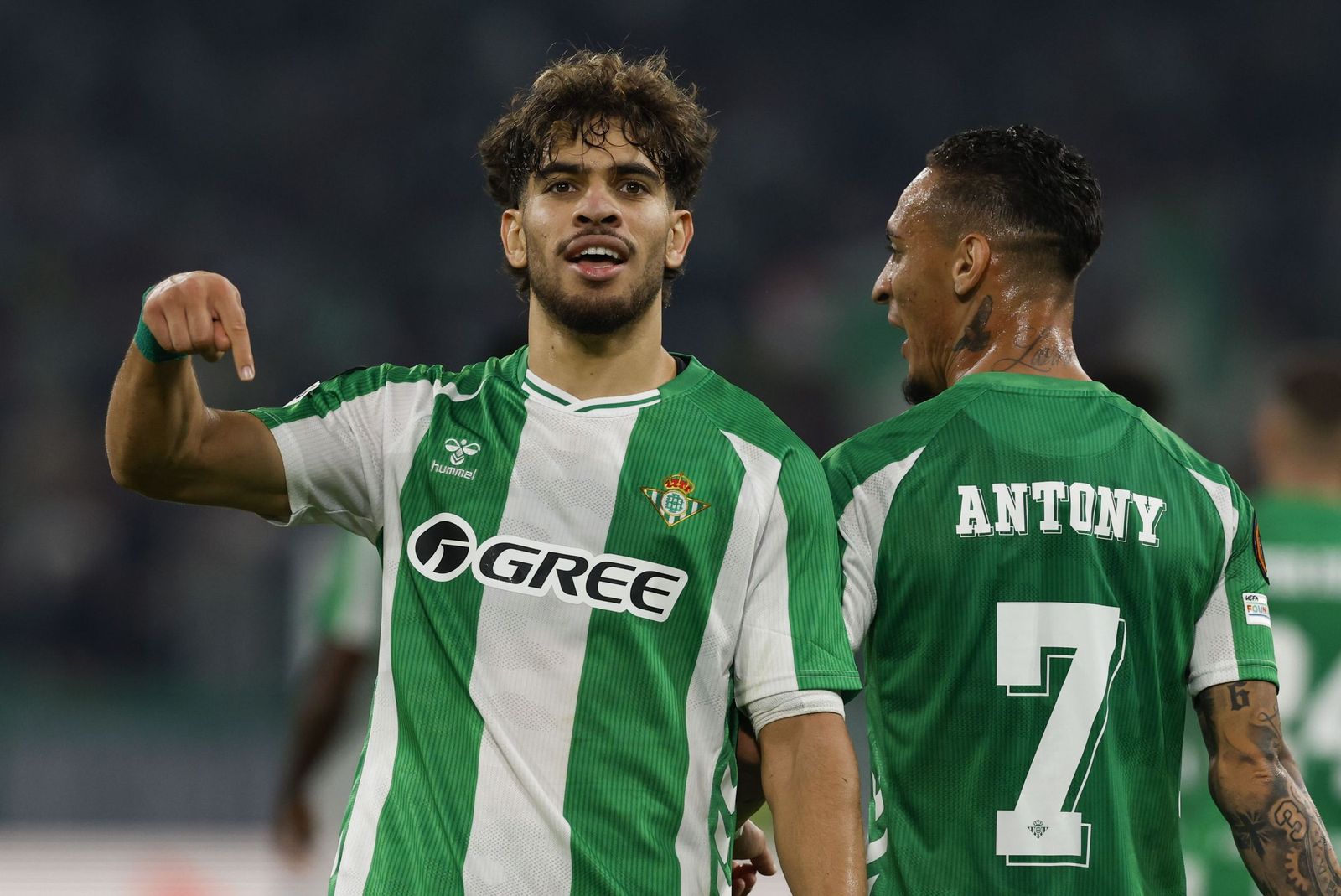 Abde celebra un gol en un partido de la presente campaña.