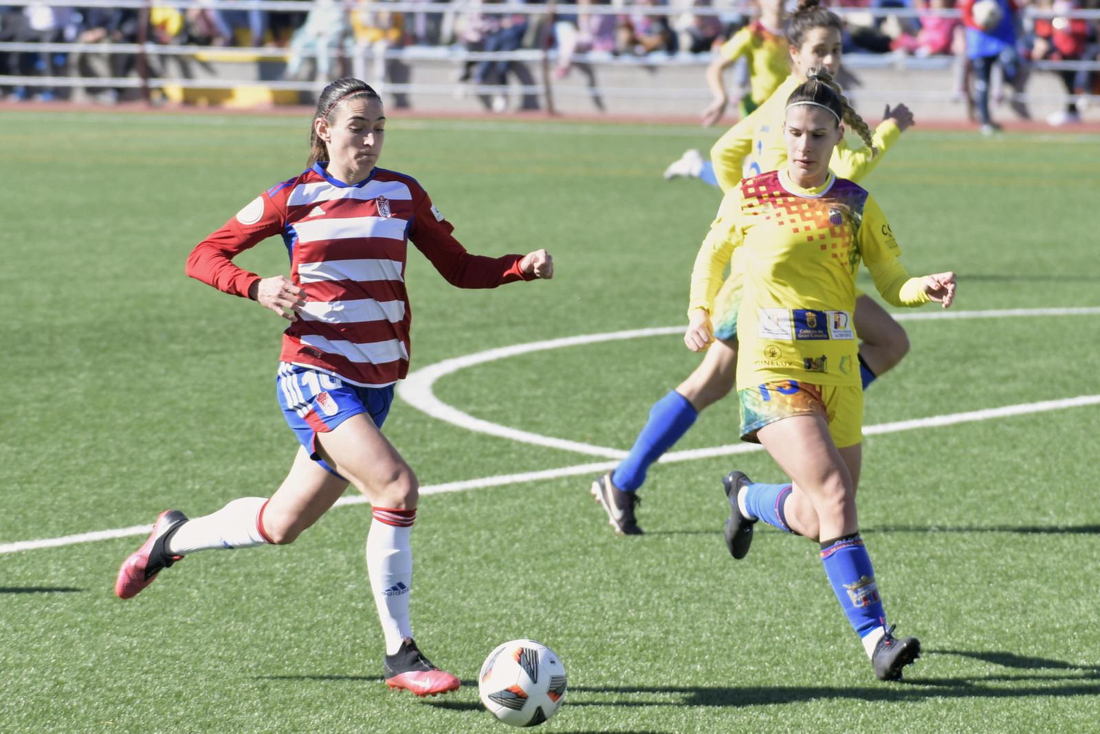 Ángeles, en el partido ante el Juan Grande.