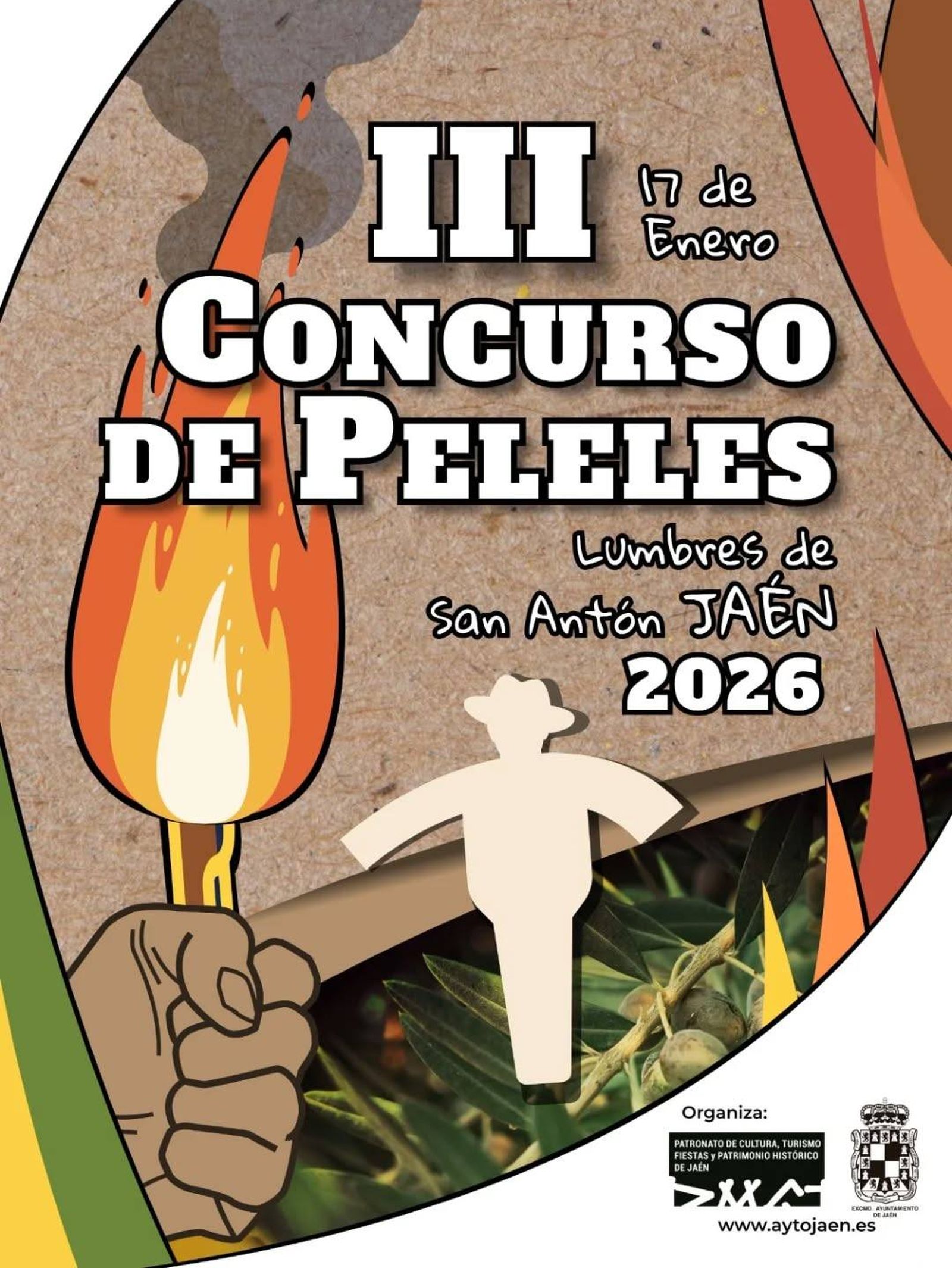 El cartel del tercer Concurso de Peleles, cuyo jurado tendrá que decidir este sábado cuál es el mejor de entre todas las propuestas presentadas.