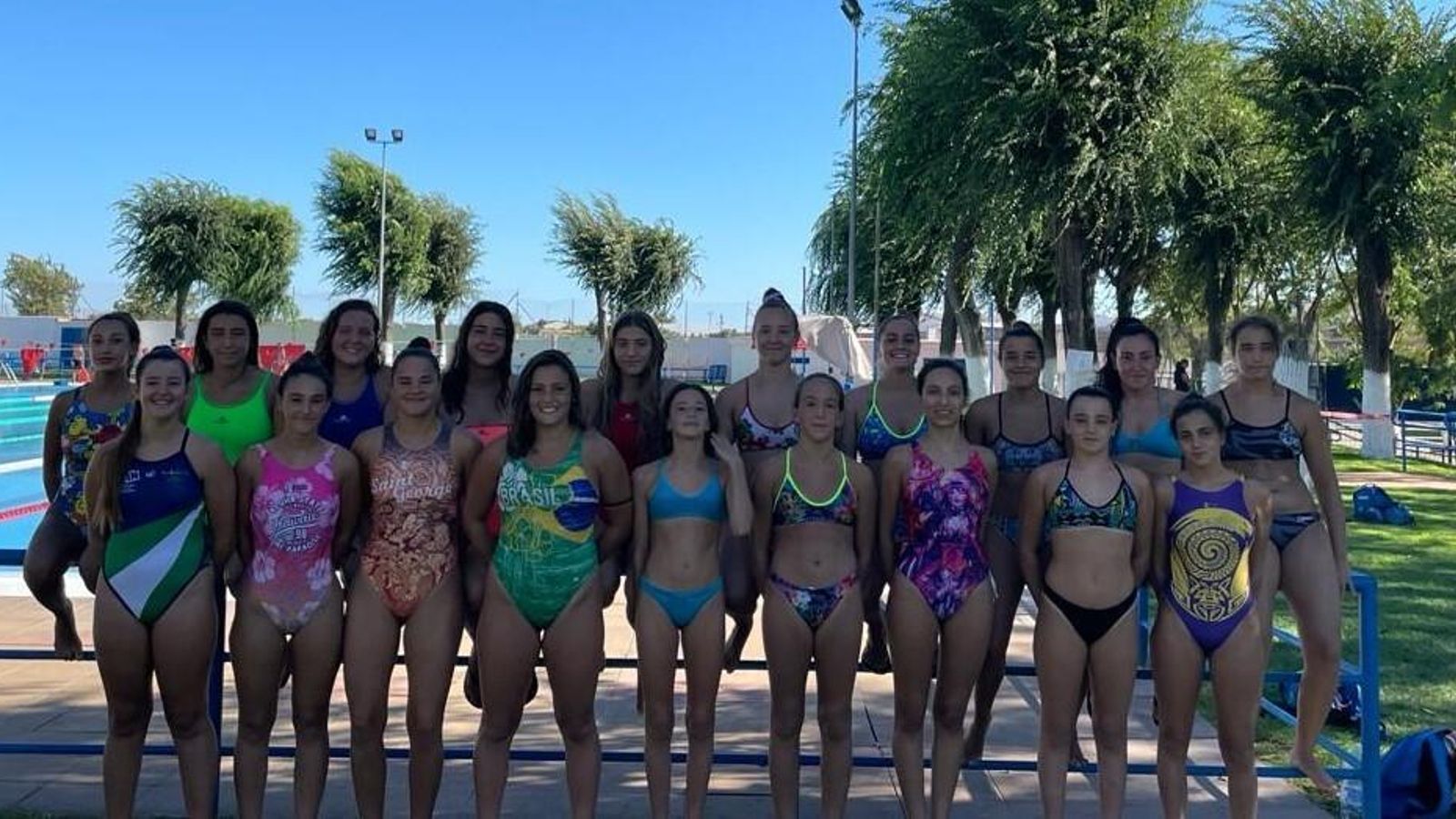 El equipo del C.W. Dos Hermanas PQS, durante esta pretemporada.