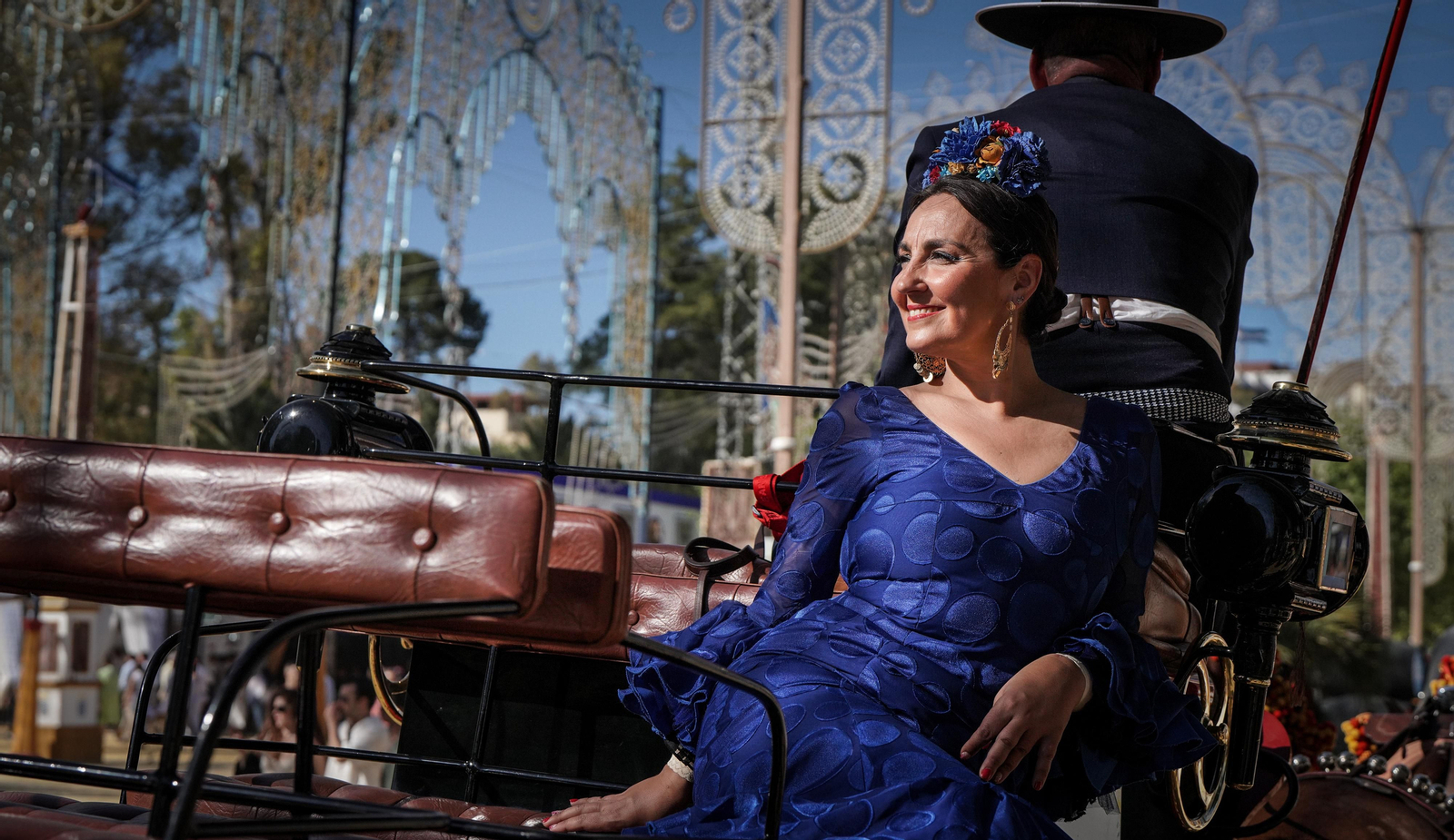 Imágenes del ambiente el lunes en la Feria de Jerez 2024