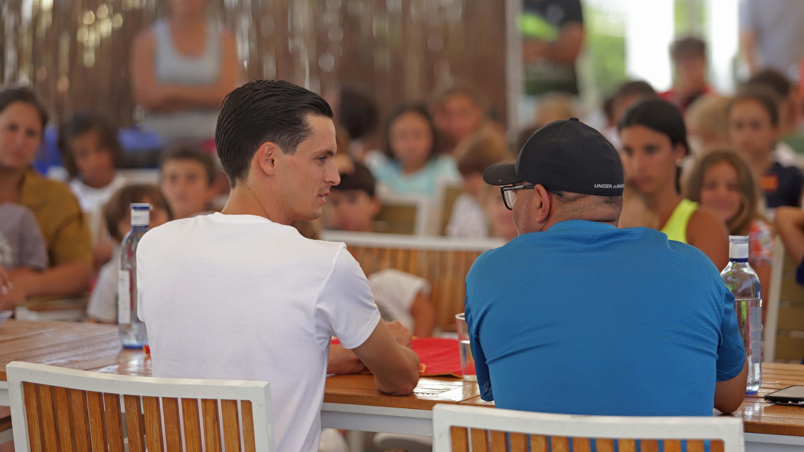 Fotos de la visita de David Galván al Real Club Náutico de Algeciras