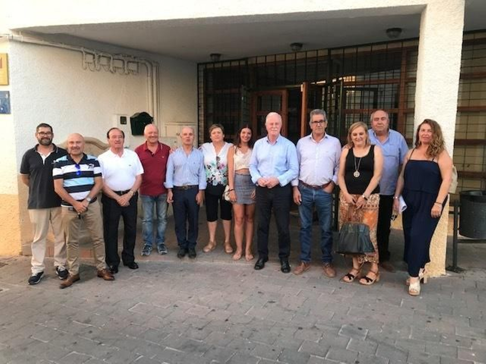 Juan Herrera, y el resto de representantes de la Mancomunidad.