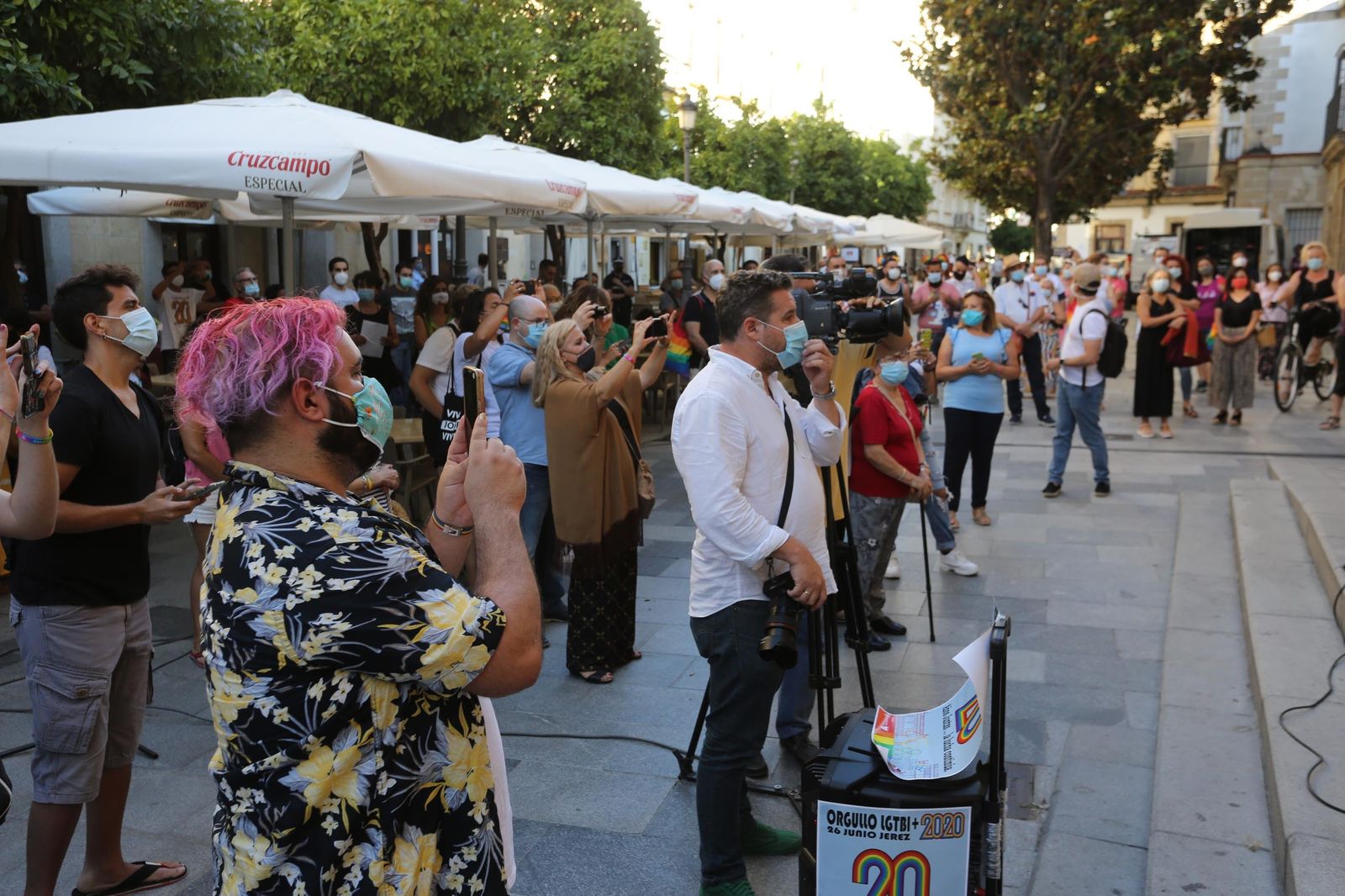Imágenes de la celebración del día del Orgullo Gay en Jerez