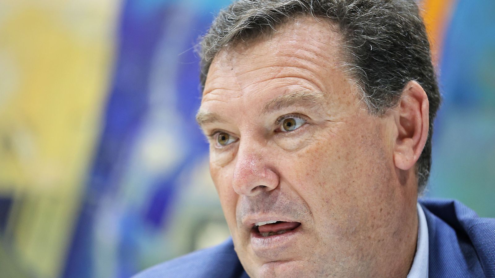 Alberto Santana, en su despacho en las oficinas del Puerto.