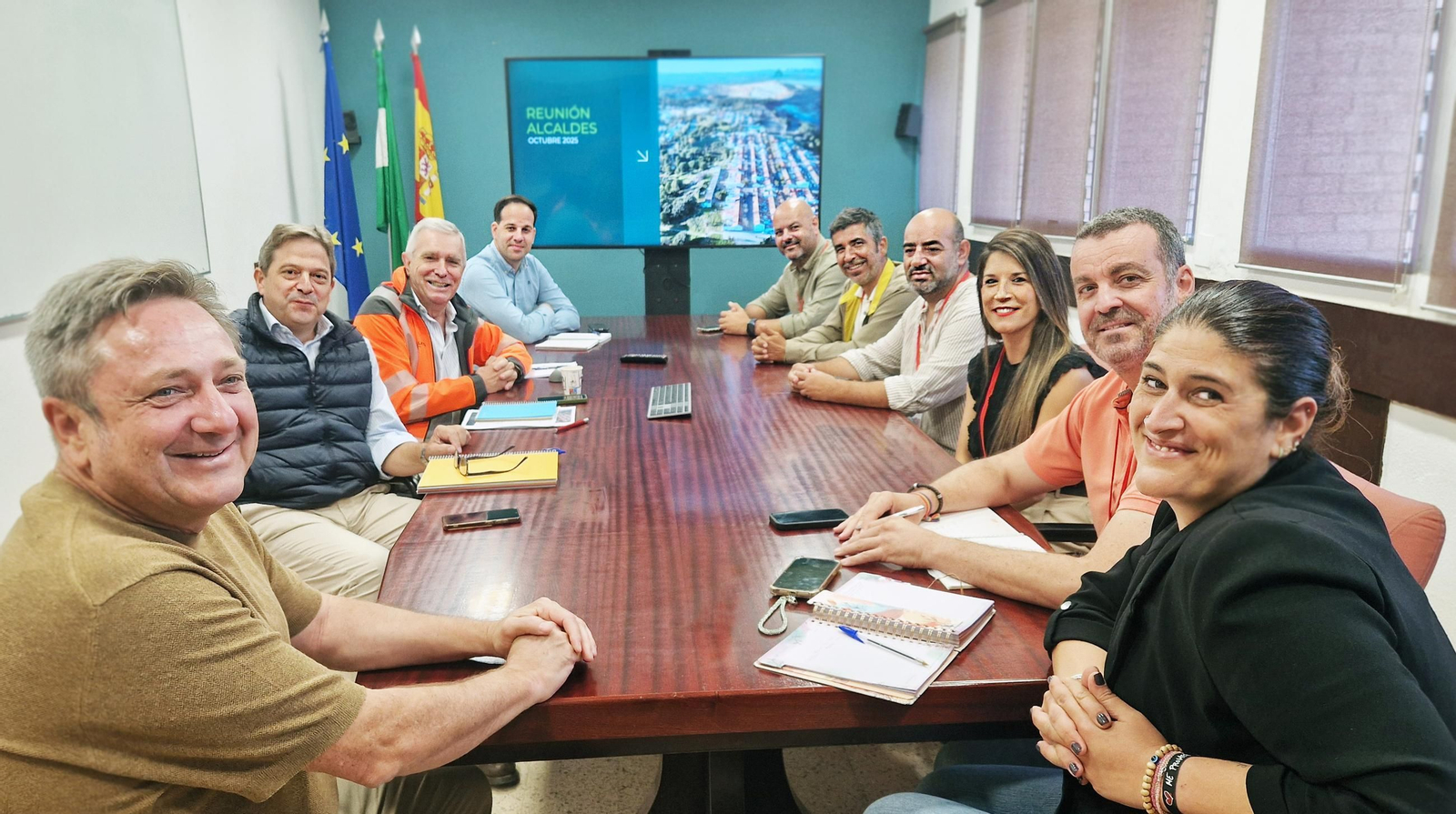 Reunión entre Atalaya y los alcaldes de la Cuenca Minera.