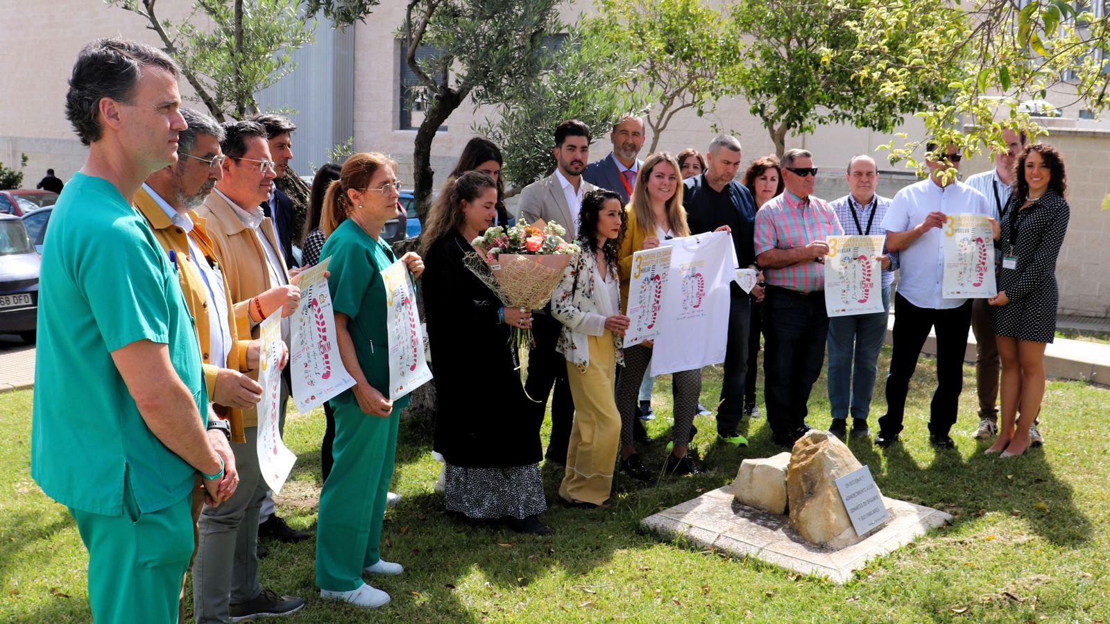 Evento de presentación de la carrera solidaria, el 9 de mayo.