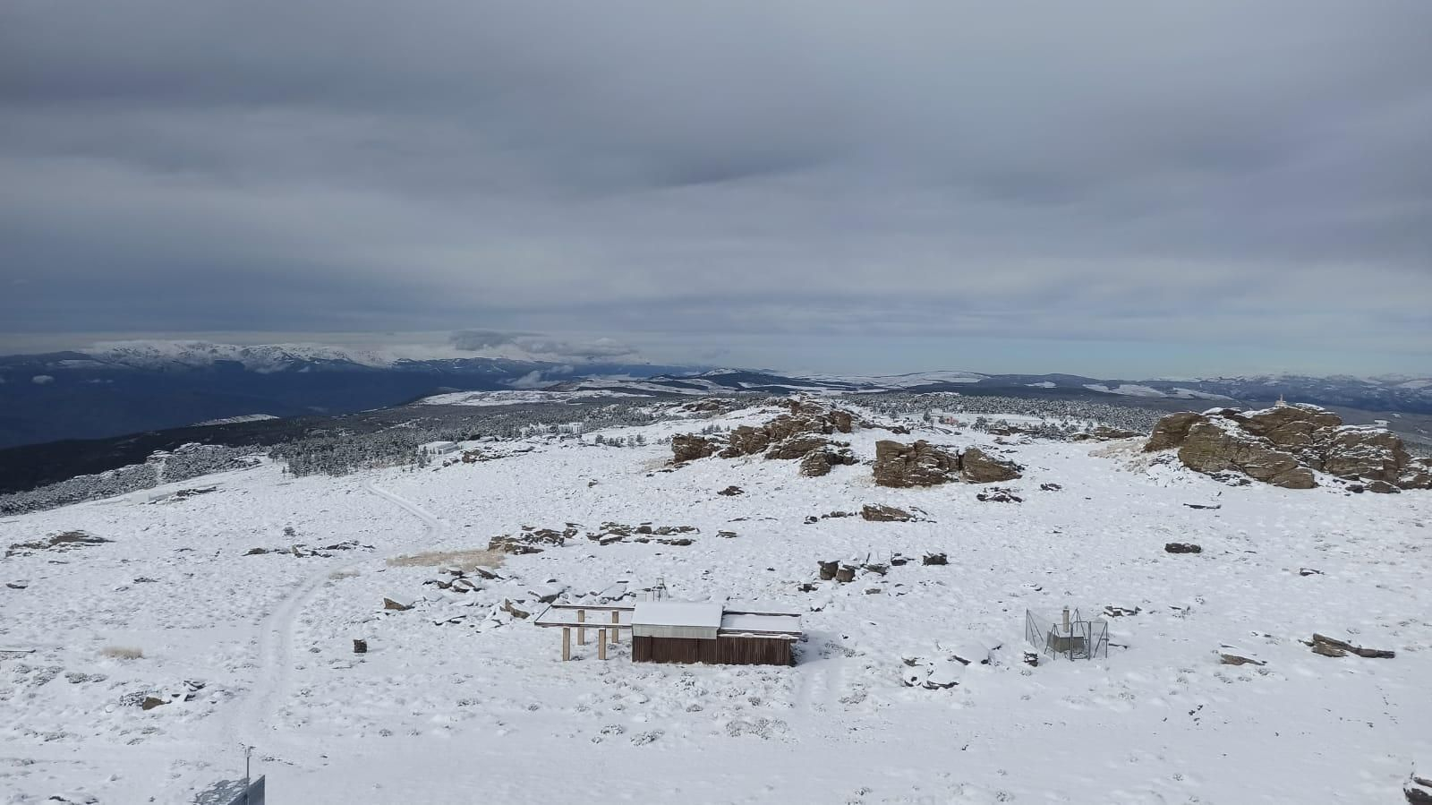 La nevada en Calar Alto