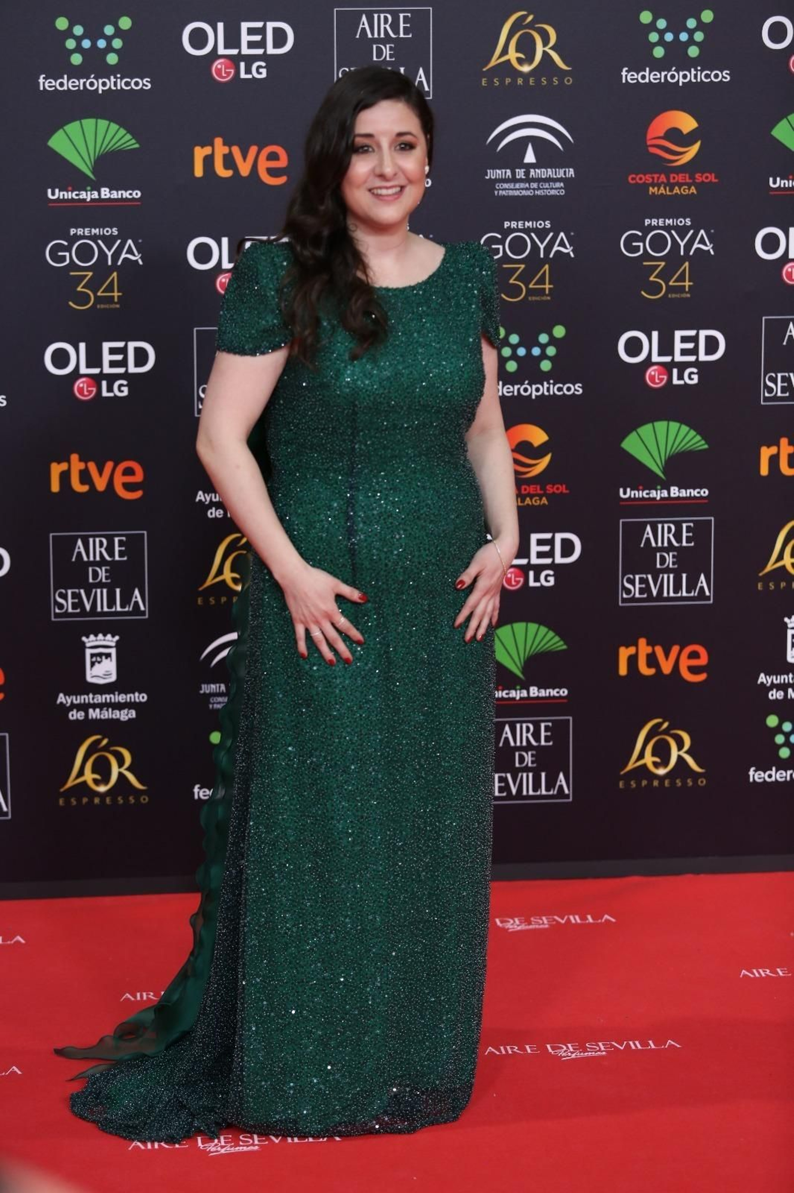 La alfombra roja de los Goya 2020 en Málaga