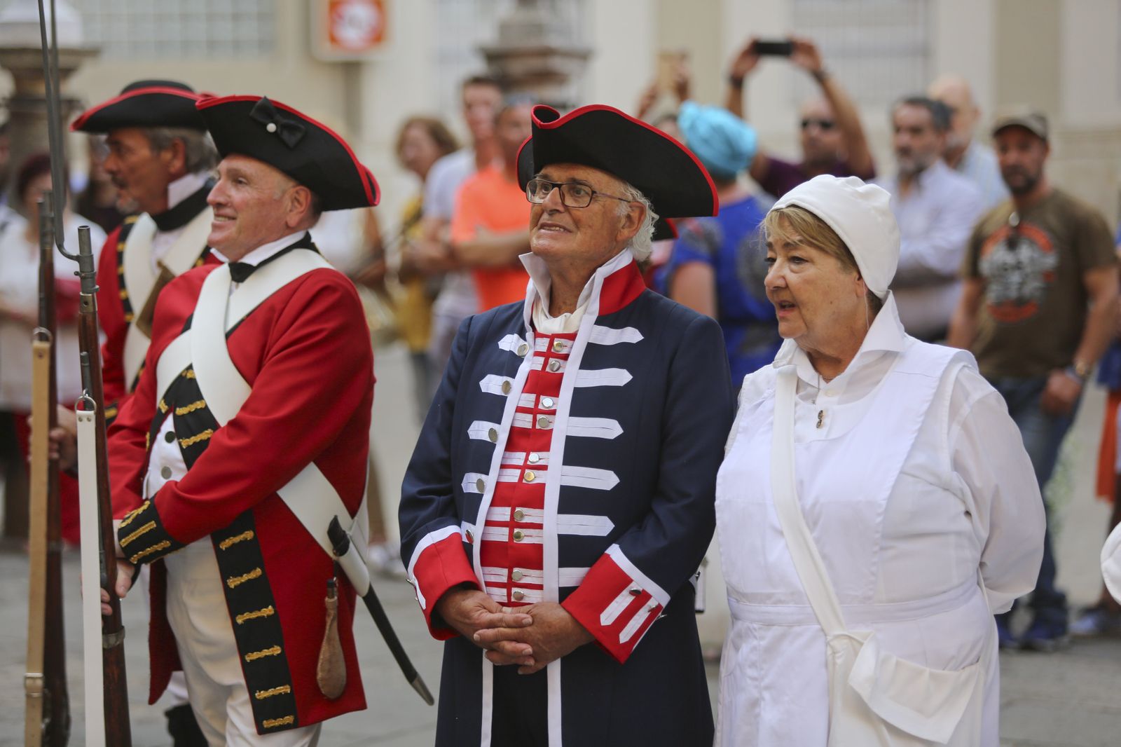 Las fotos del desfile en Málaga en recuerdo a Bernardo de Gálvez