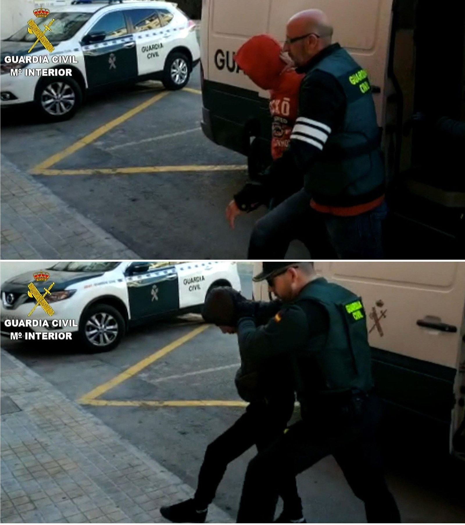 Otros de los arrestados.